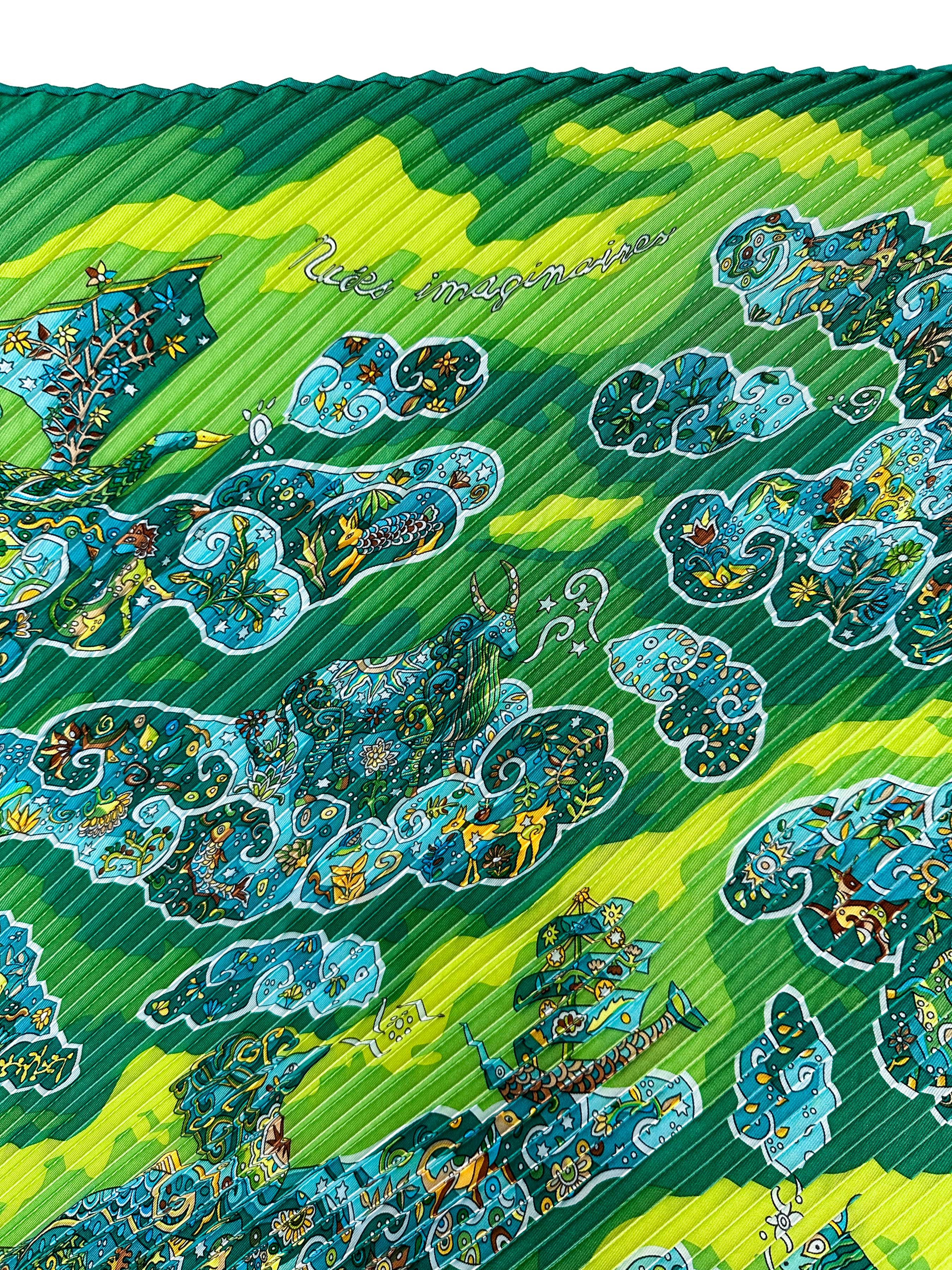 Hermès Nuées Imaginaires Plissé 90