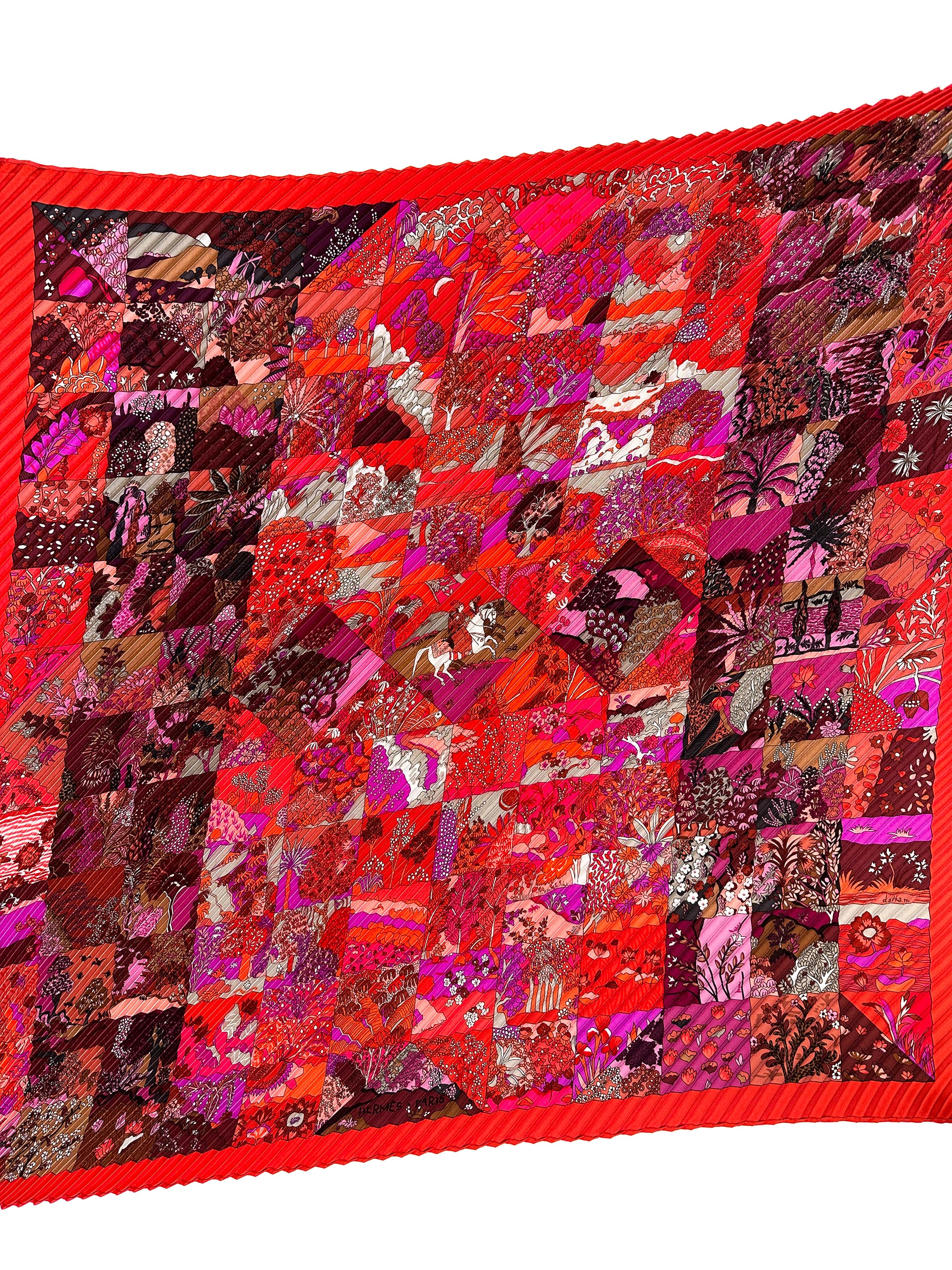 Hermès Tout en Quilt Plissé 90