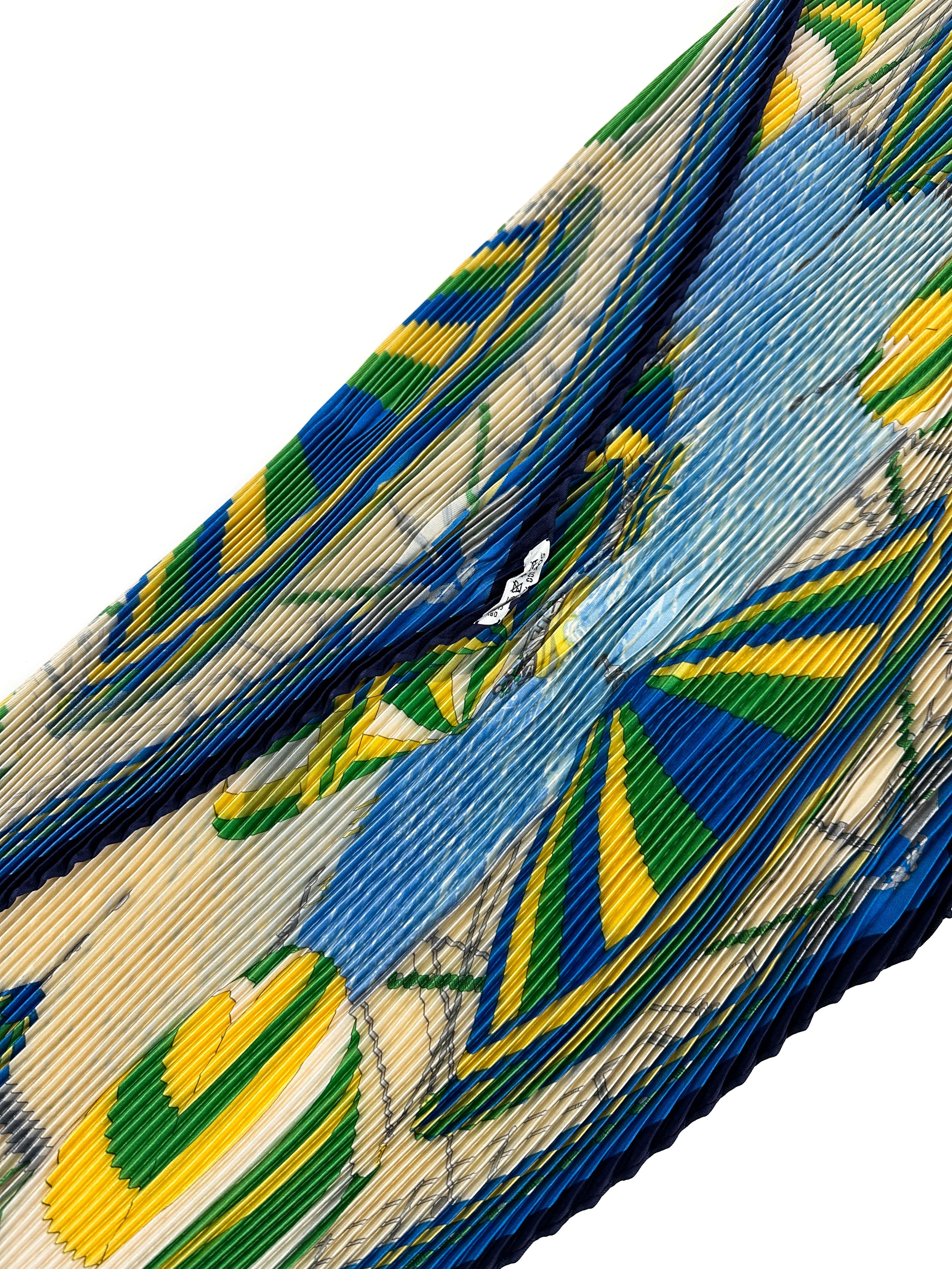 Hermès Spinnakers Plissé 90