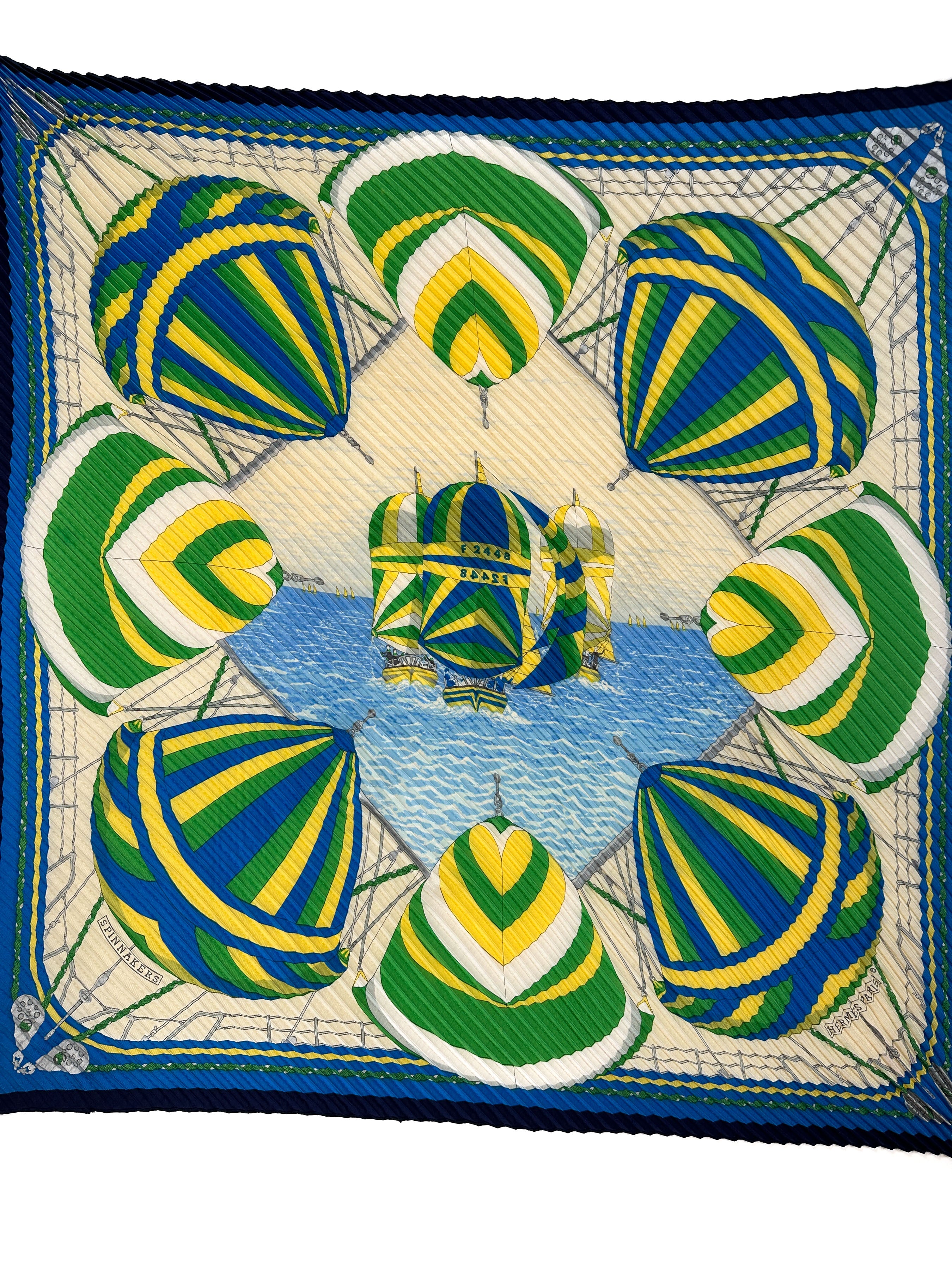 Hermès Spinnakers Plissé 90