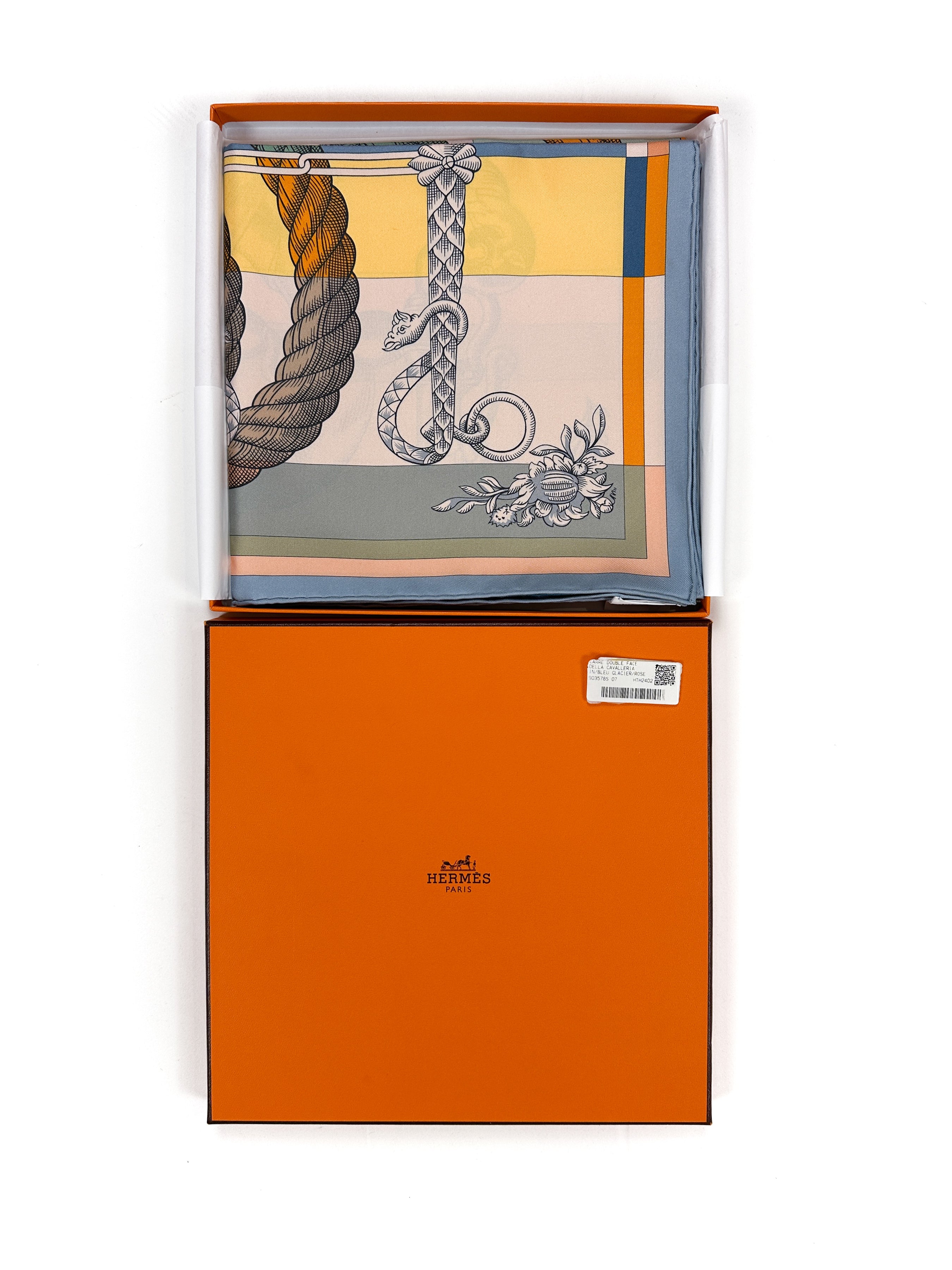 Hermès Della Cavalleria Double Face 90