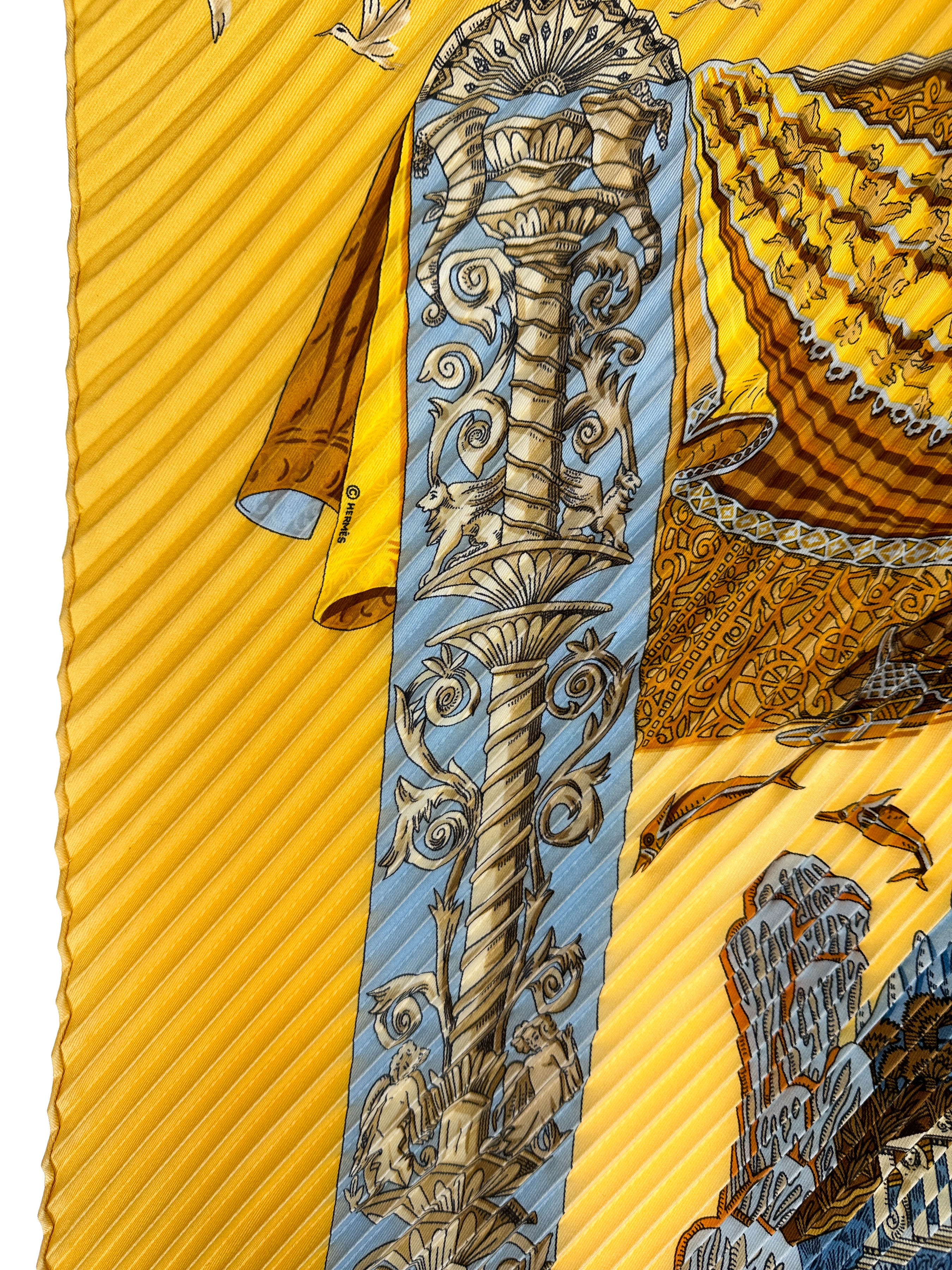 Hermès L'Atlantide Plissé 90
