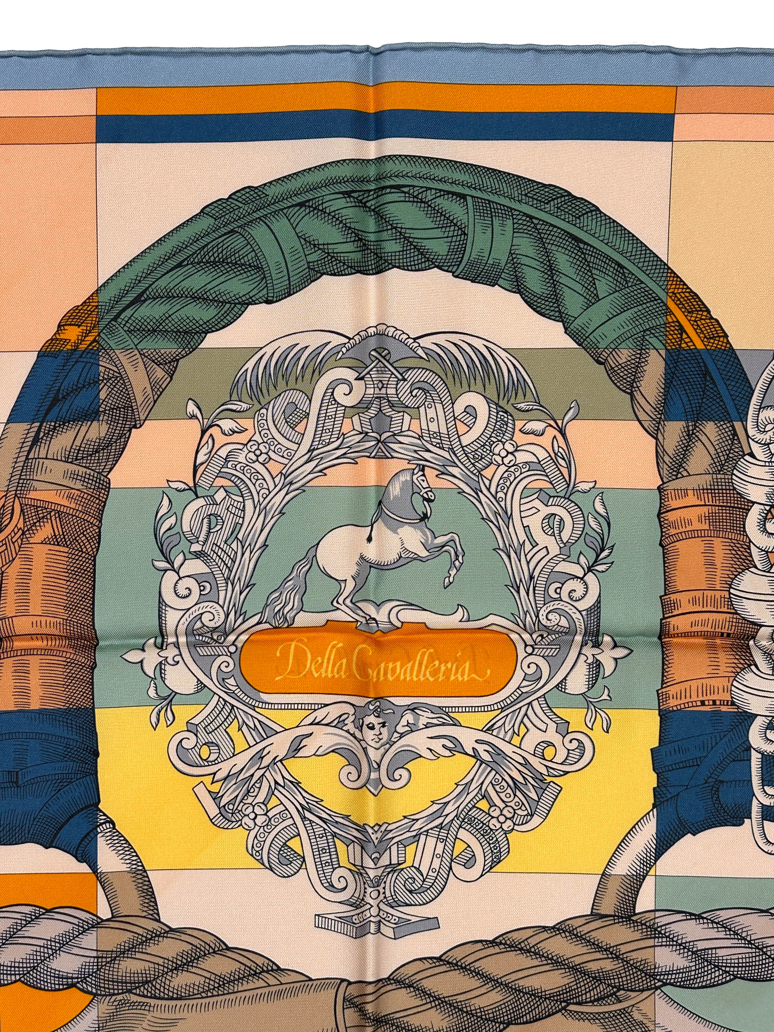 Hermès Della Cavalleria Double Face 90