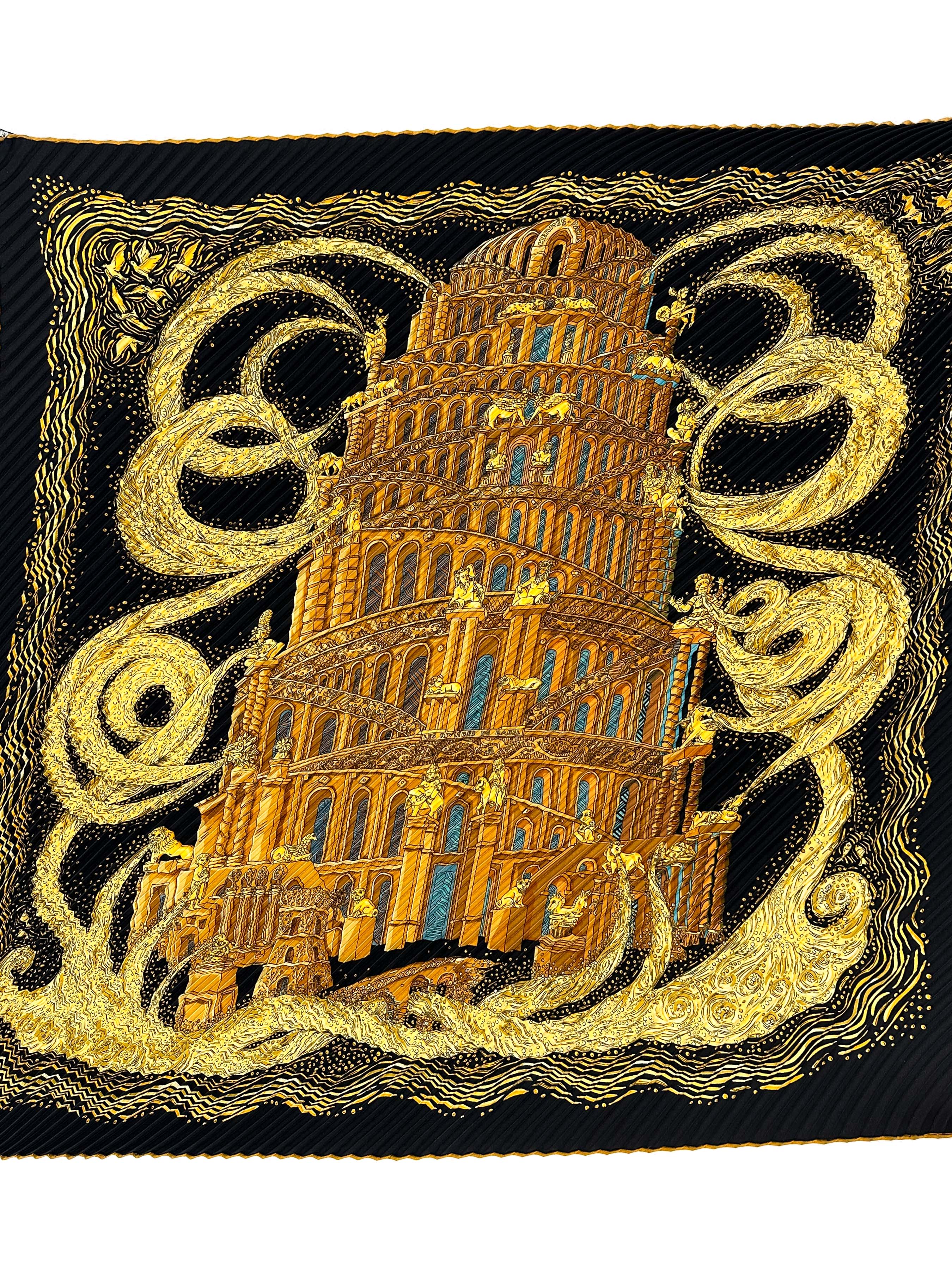 Hermès Les Rivières de Babel Plissé 90
