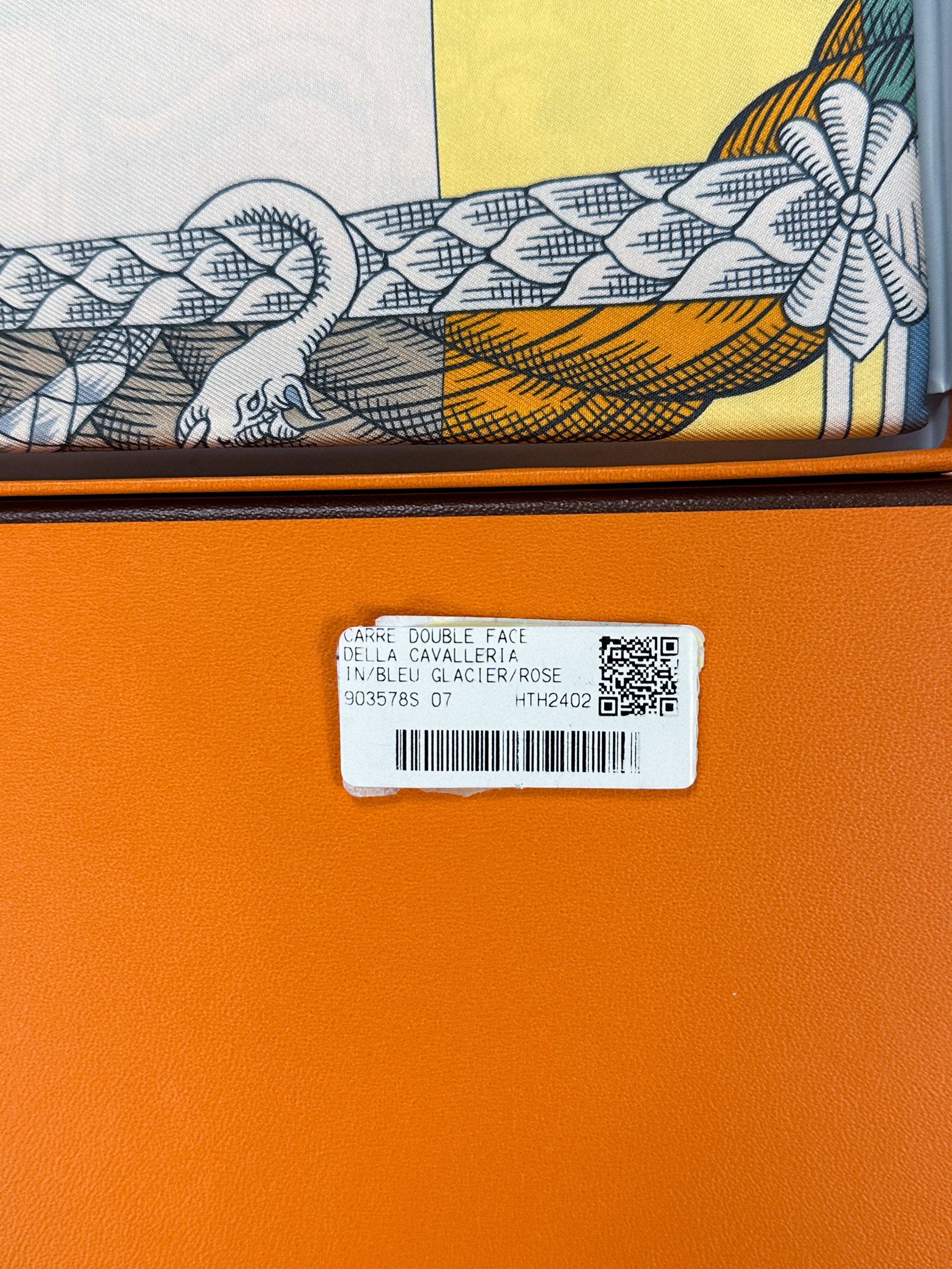 Hermès Della Cavalleria Double Face 90