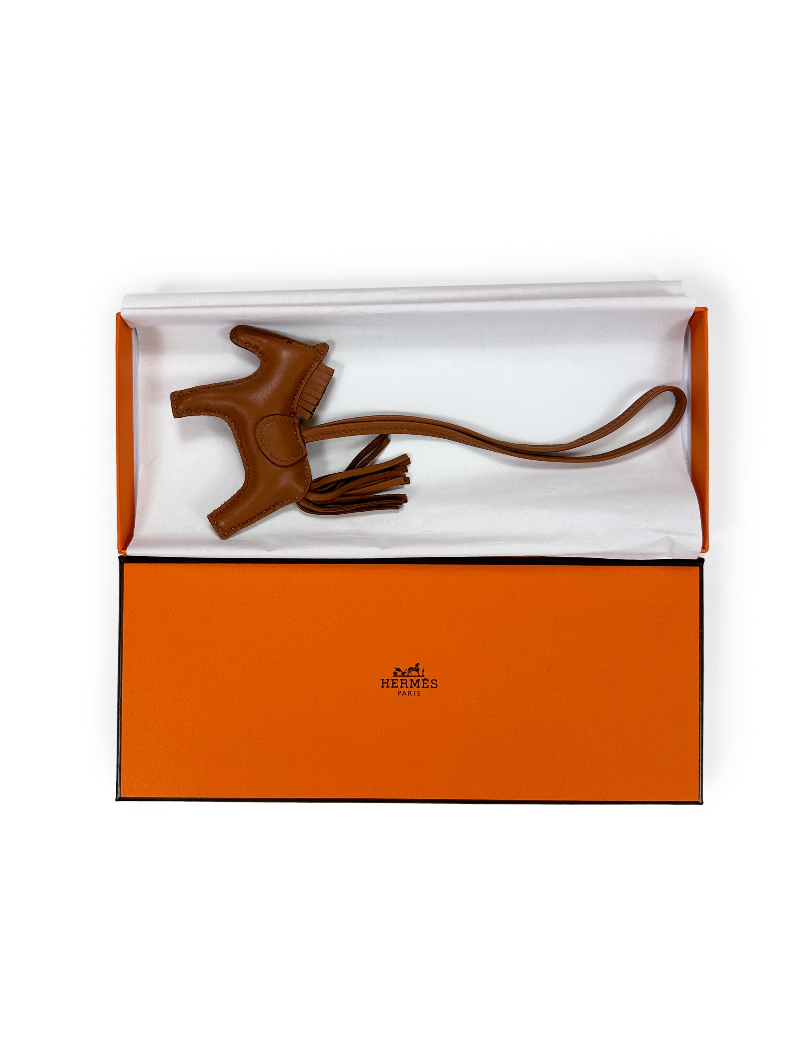 Hermès Rodeo Gold Bag Charm PM