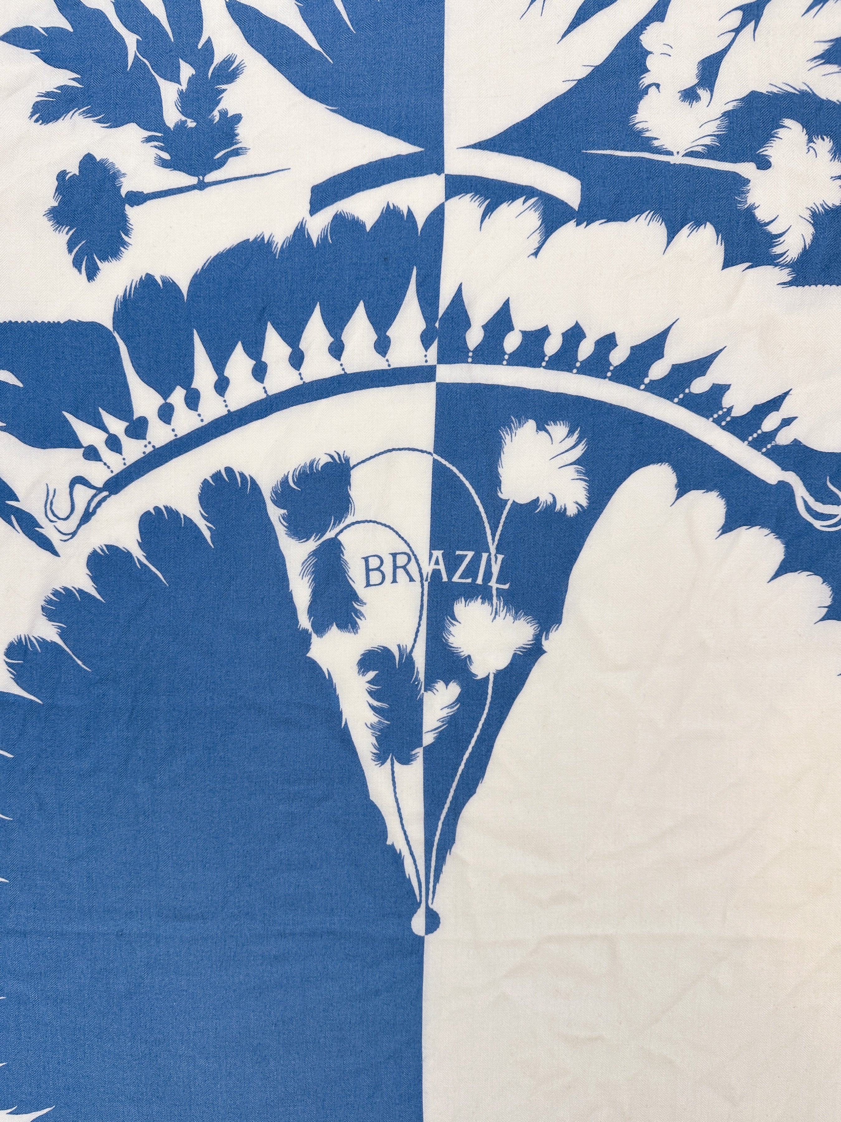 Hermès Brazil Tatouages Cashmere Silk 140