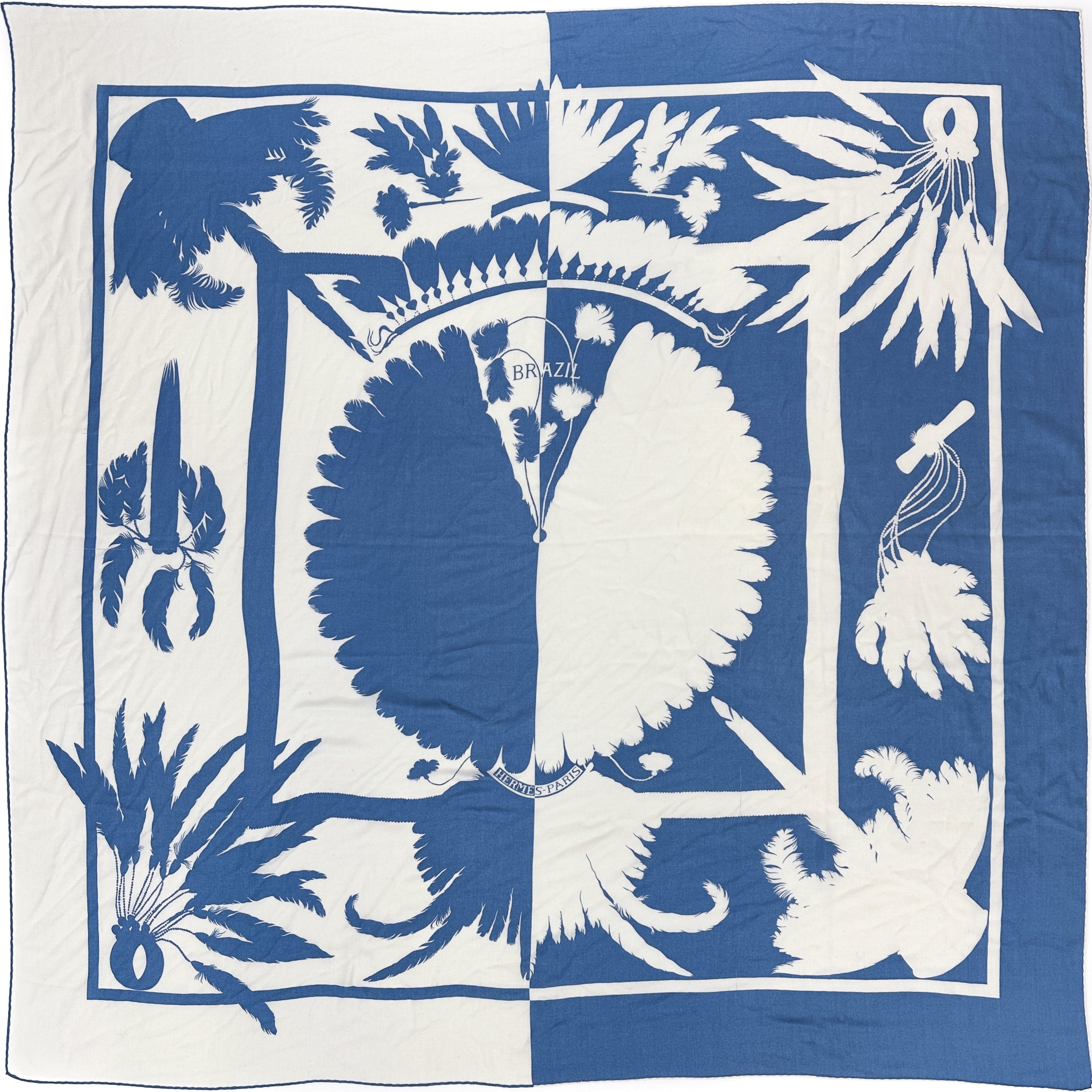 Hermès Brazil Tatouages Cashmere Silk 140