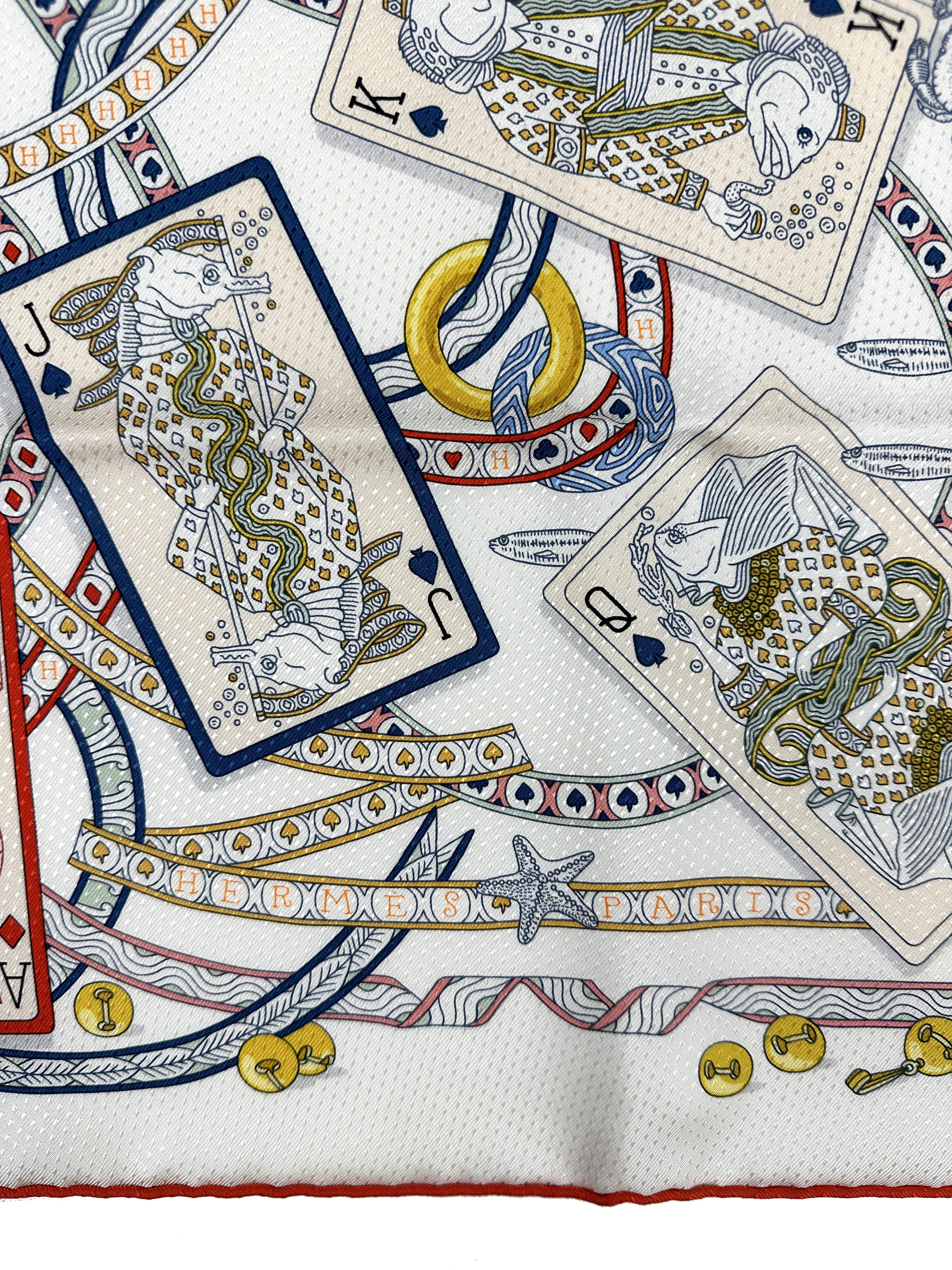 Hermès Dame de Coeur Jacquard With Single Eyelet 70