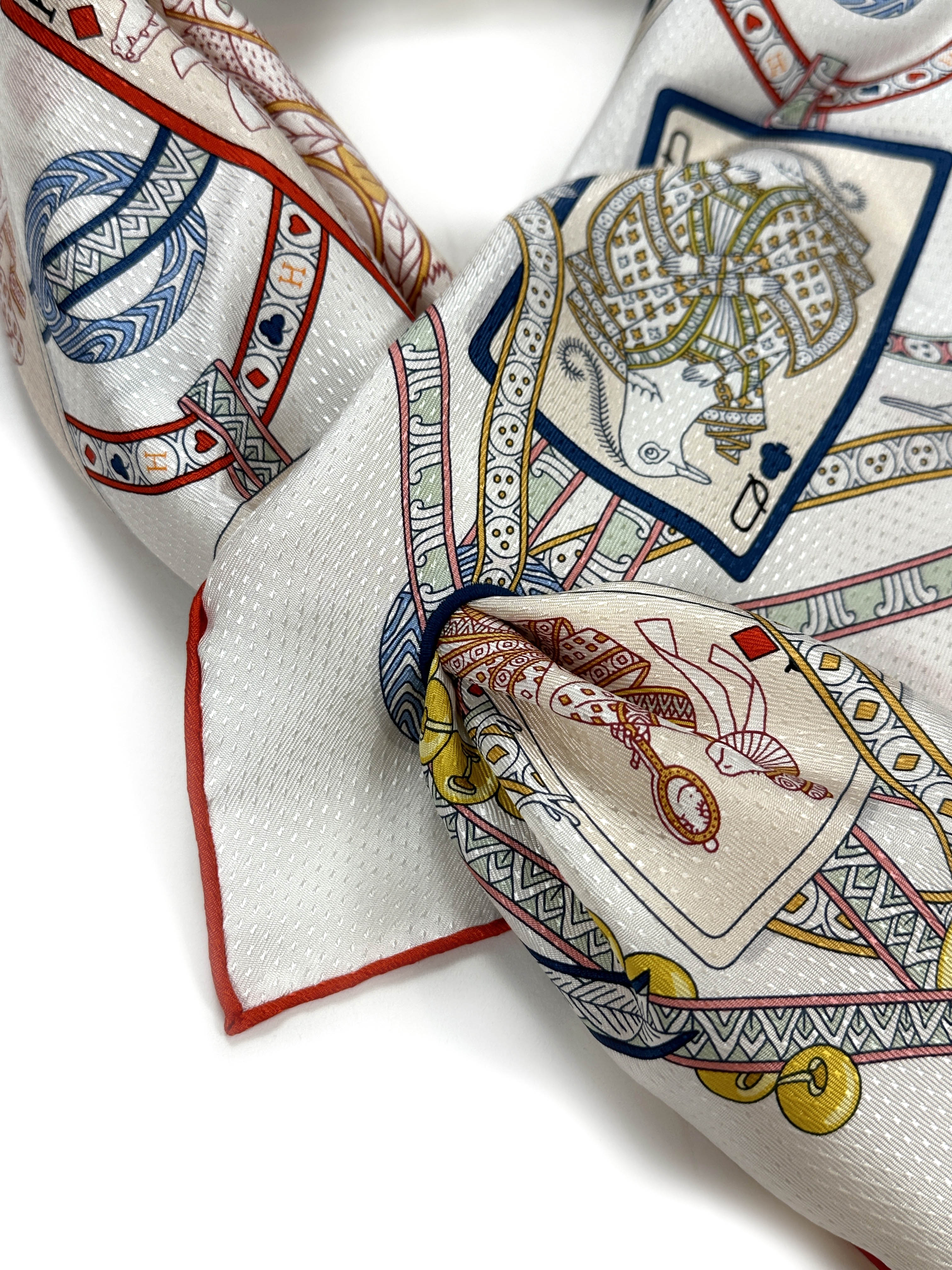 Hermès Dame de Coeur Jacquard With Single Eyelet 70