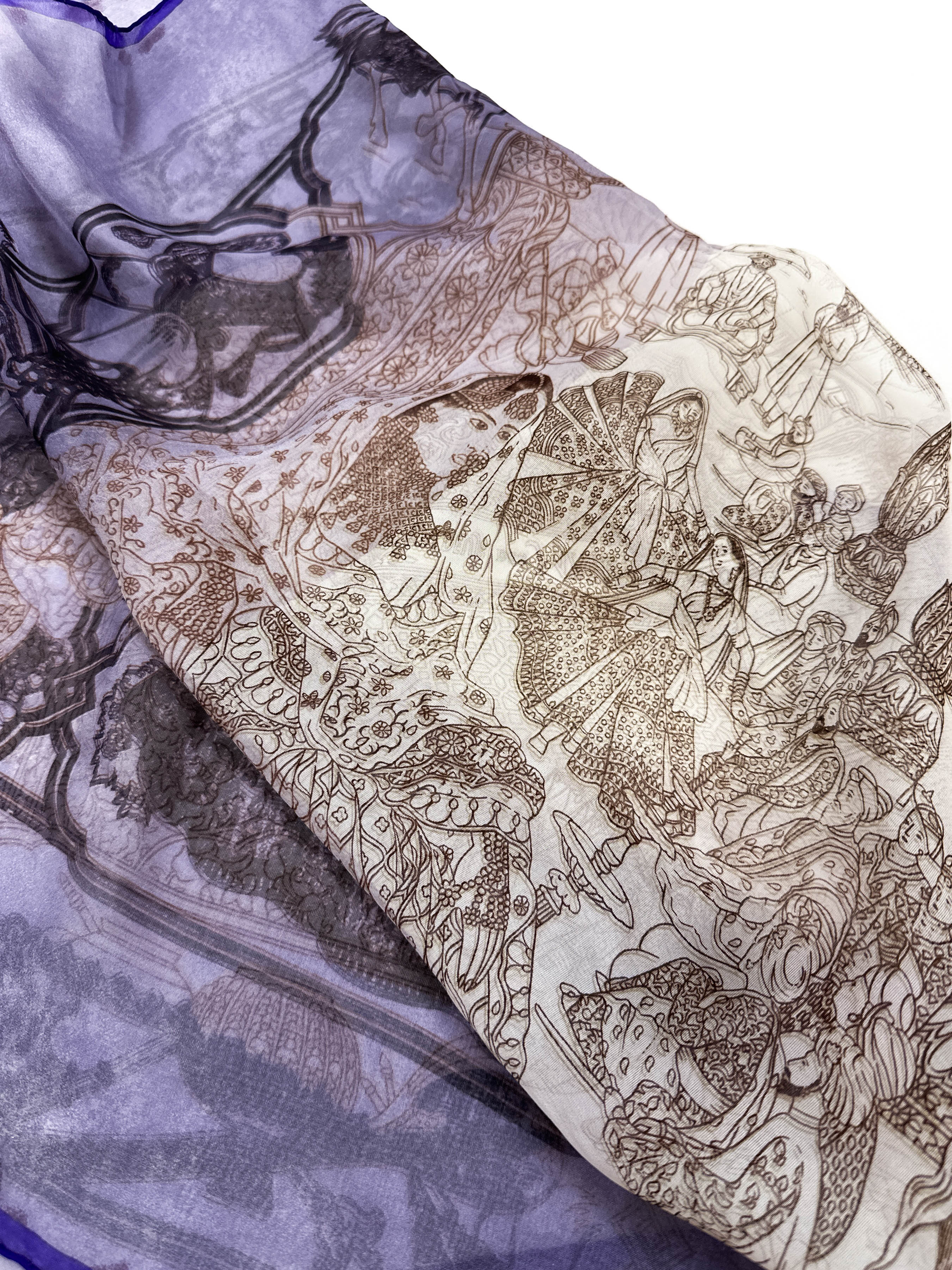 Hermès Splendeur des Maharajas Mousseline 90