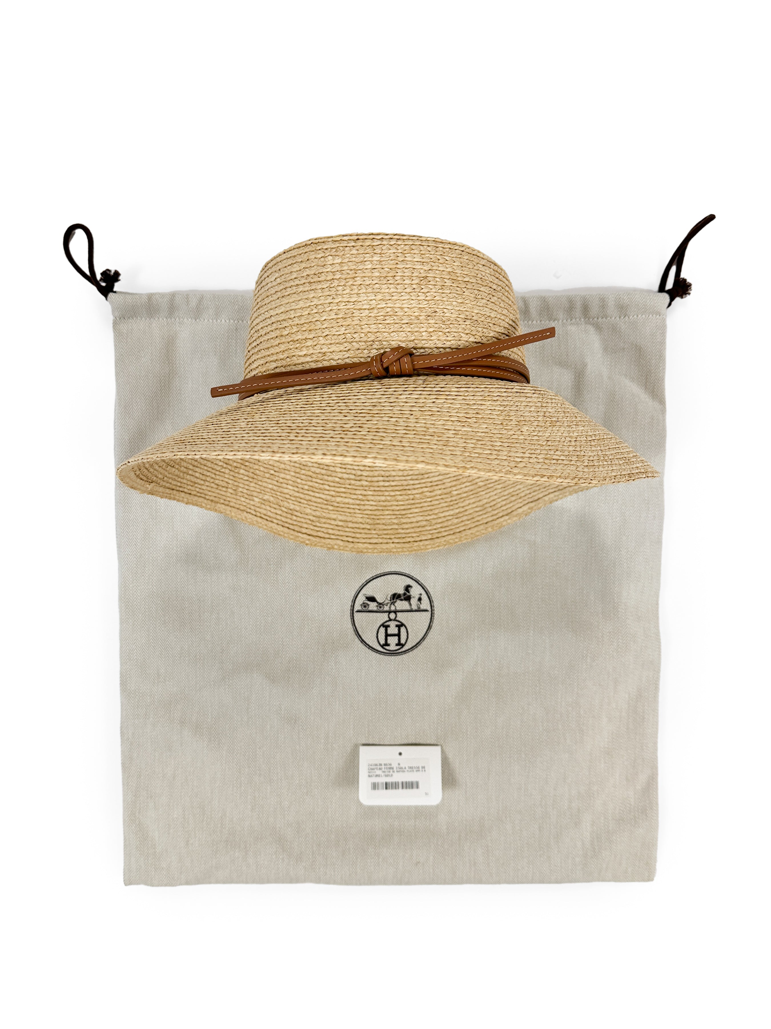Hermès Isola Hat 56