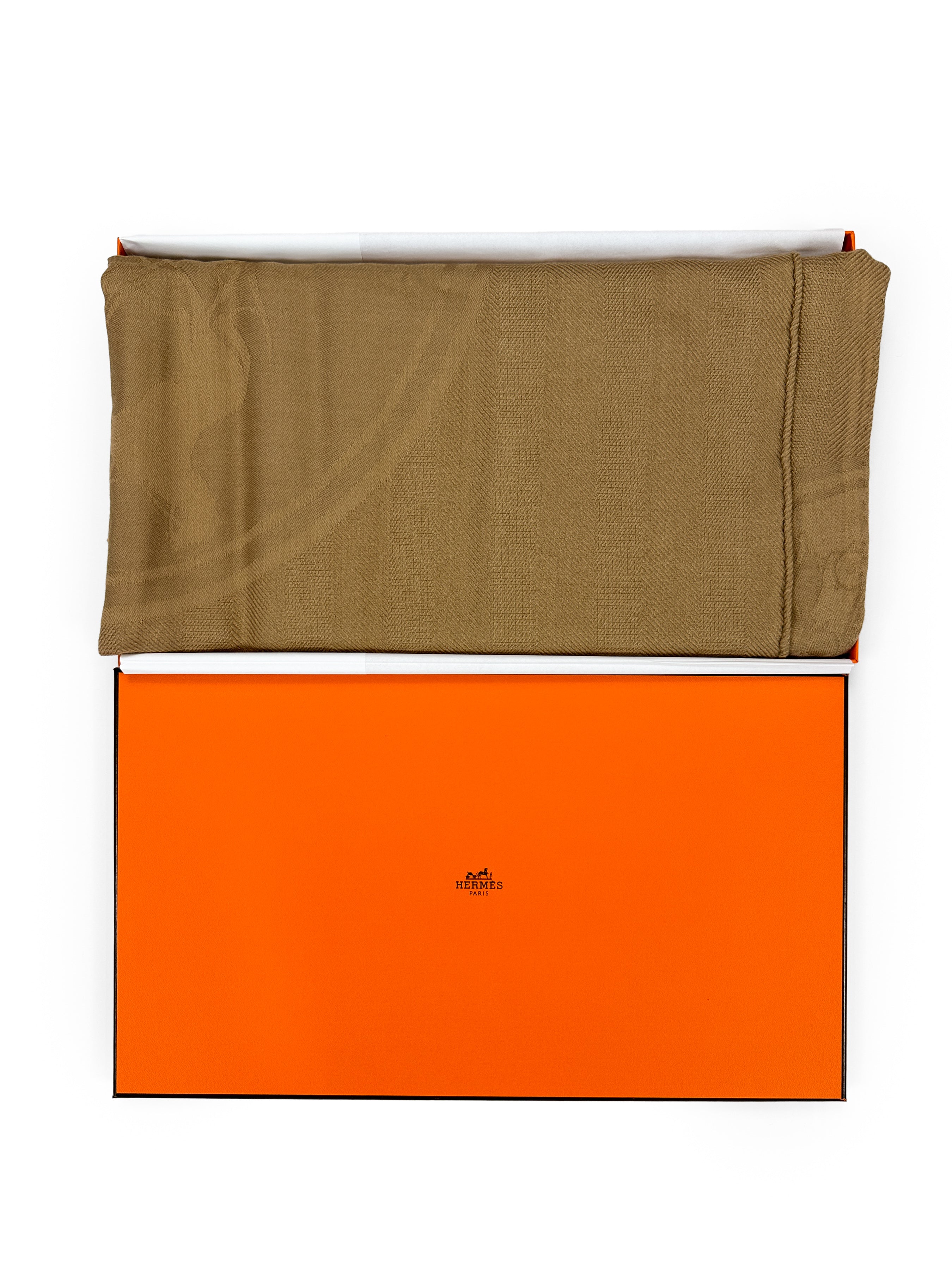 Hermès New Libris Cashmere Silk Stole