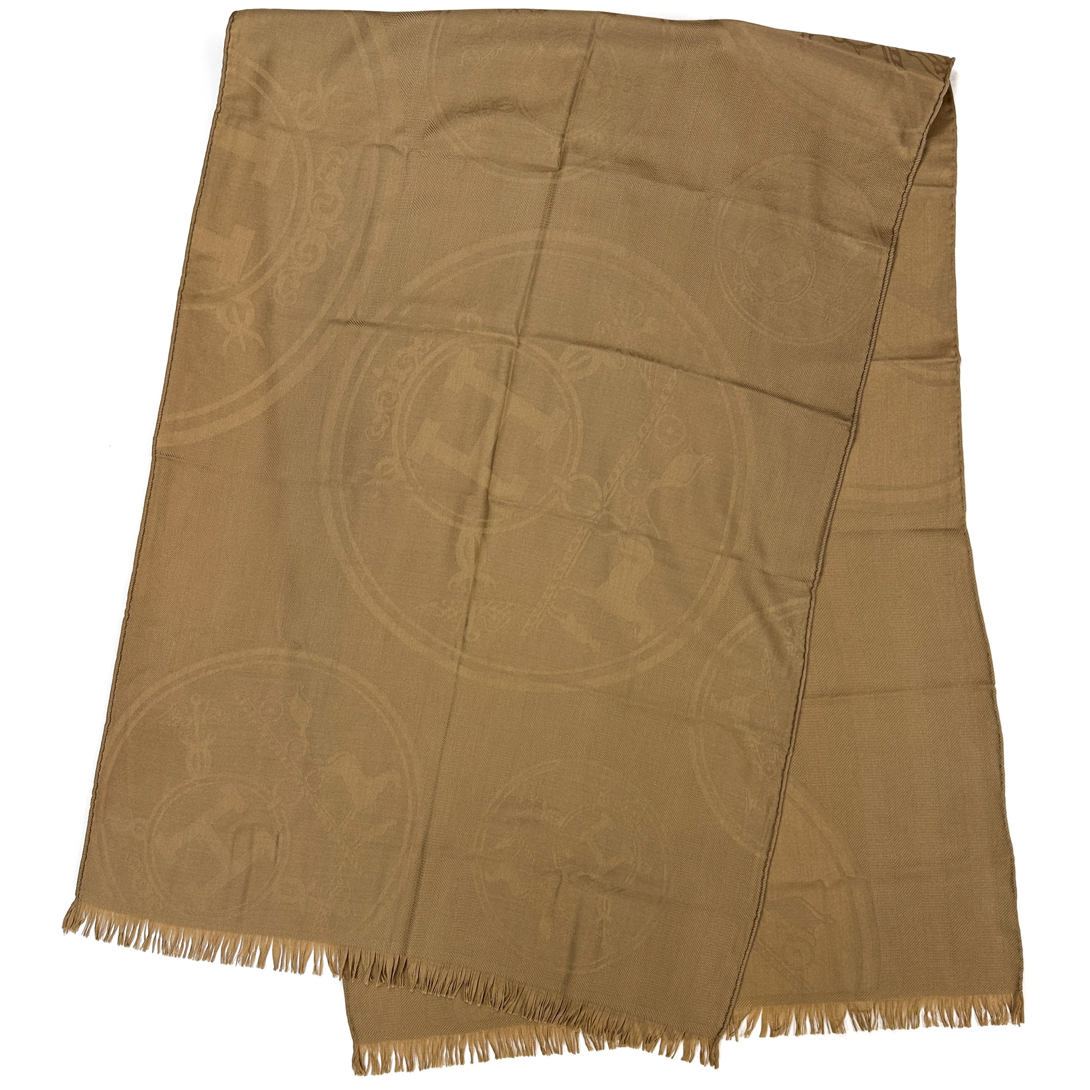 Hermès New Libris Cashmere Silk Stole