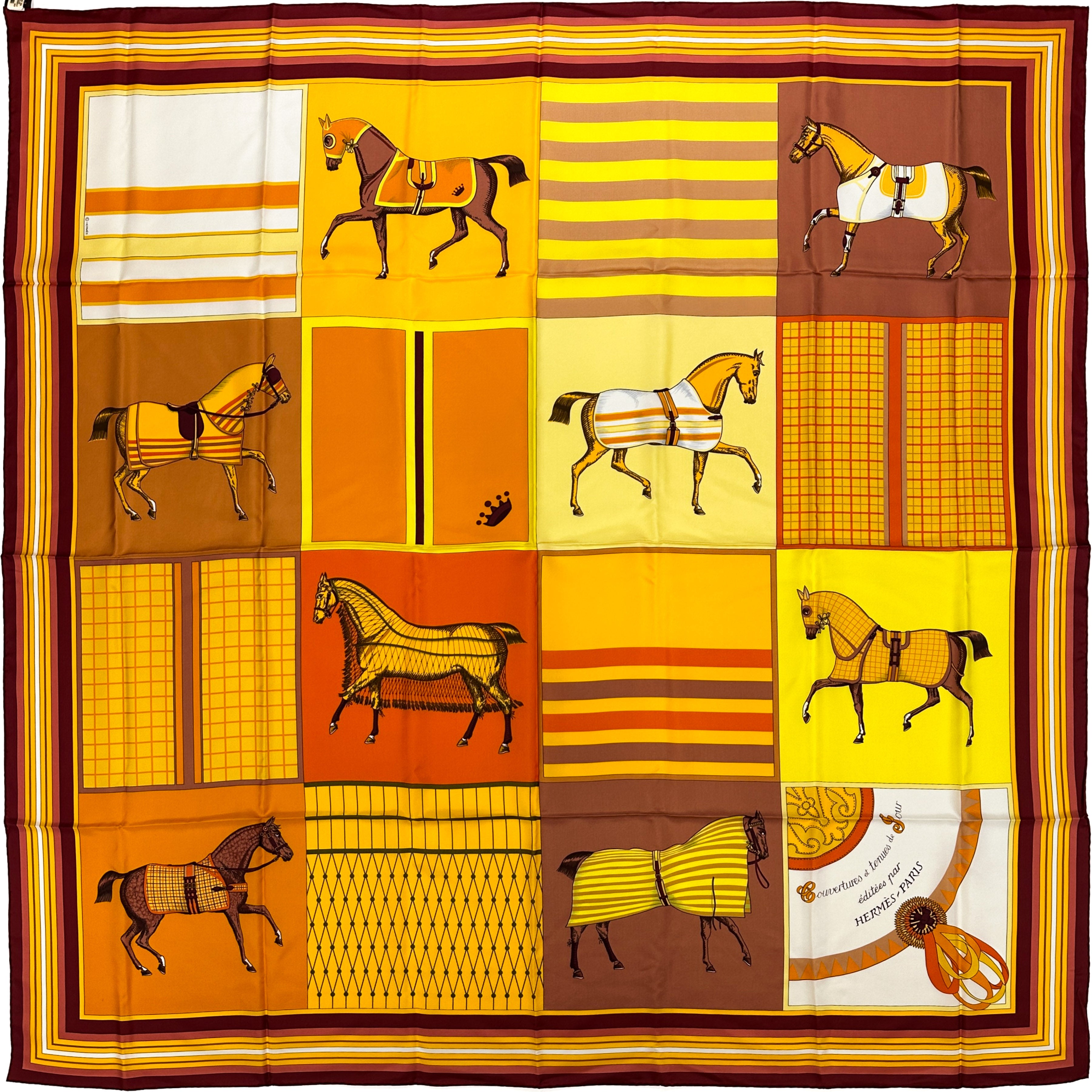 Hermès Couvertures Nouvelles Silk 140