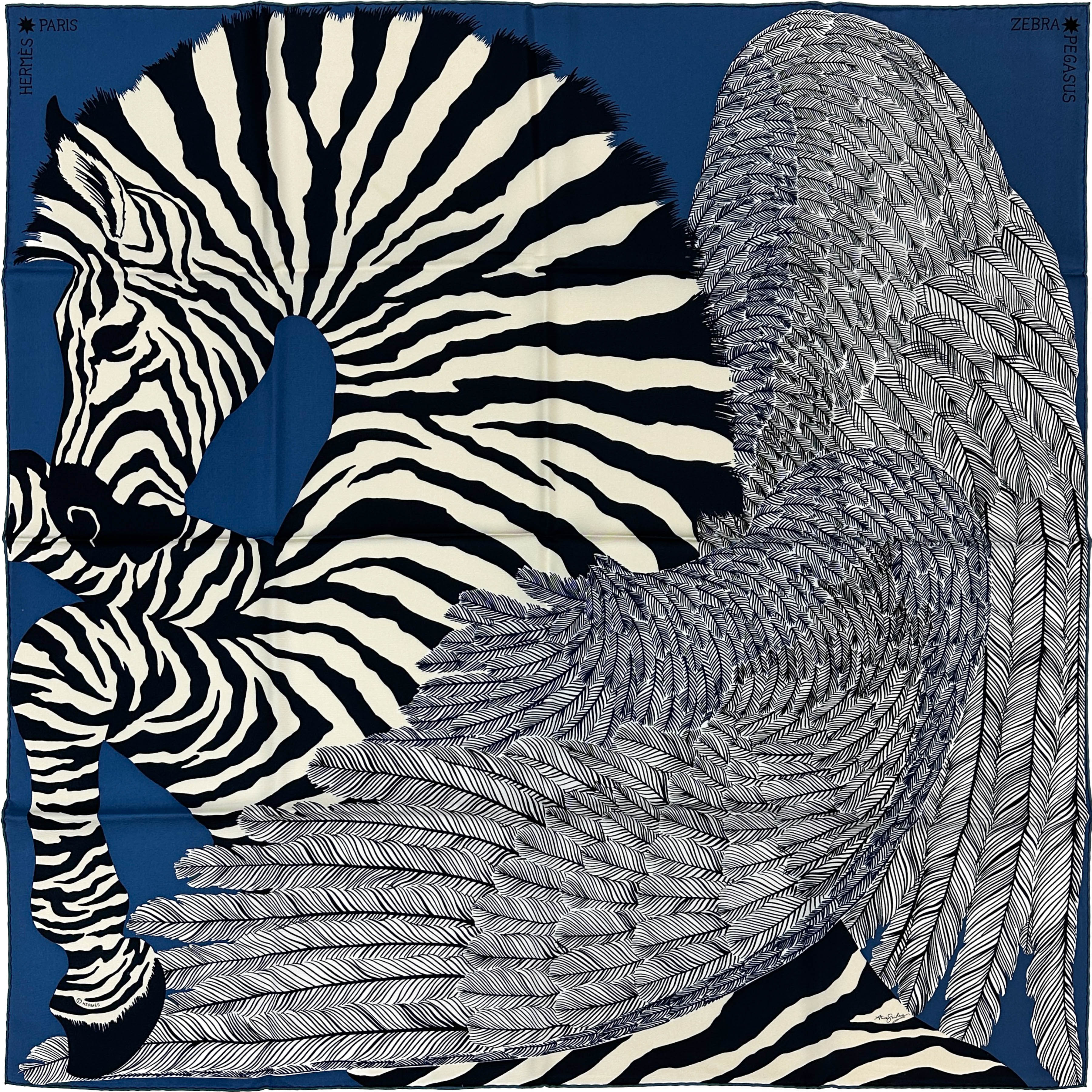 Hermès Zebra Pegasus 90
