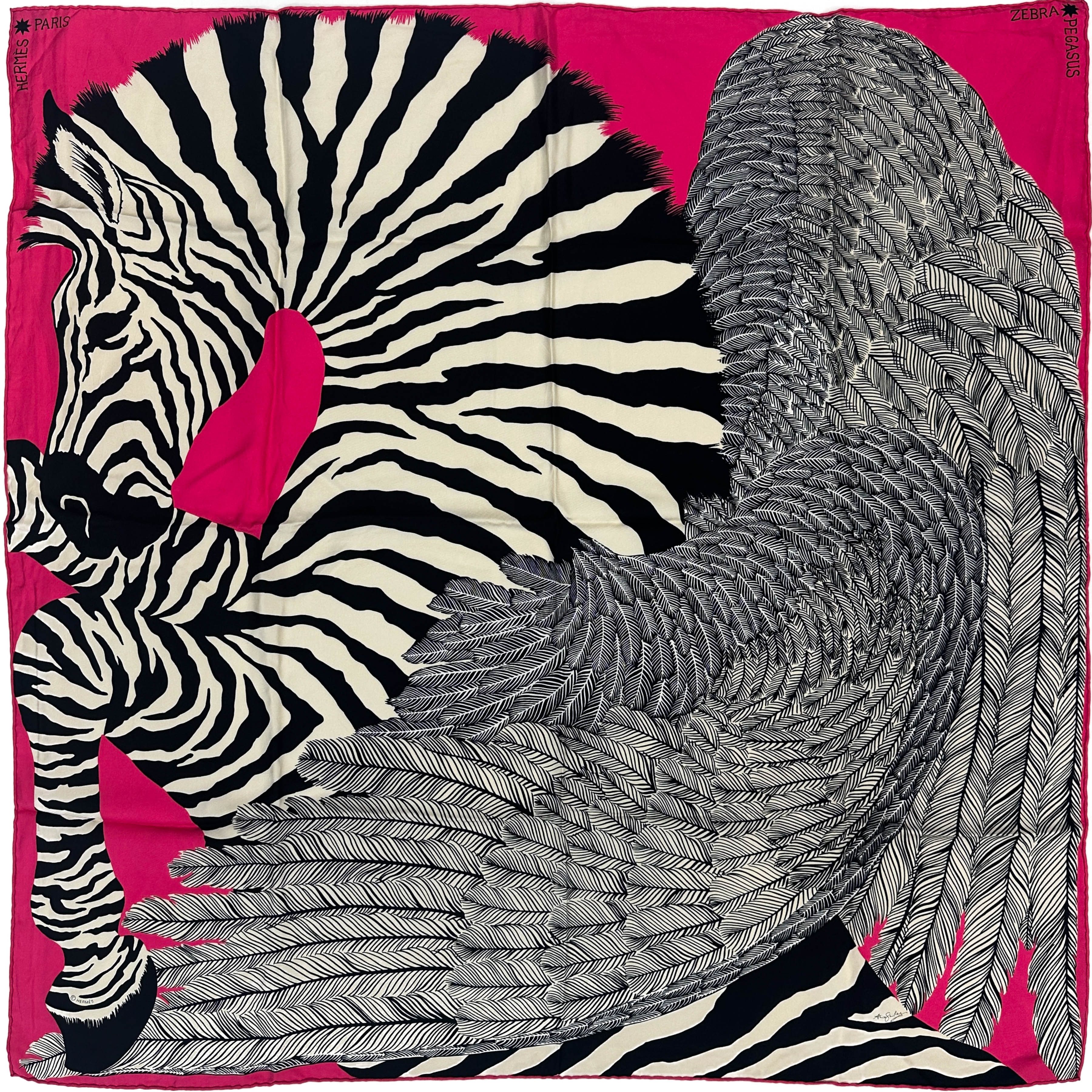 Hermès Zebra Pegasus 90