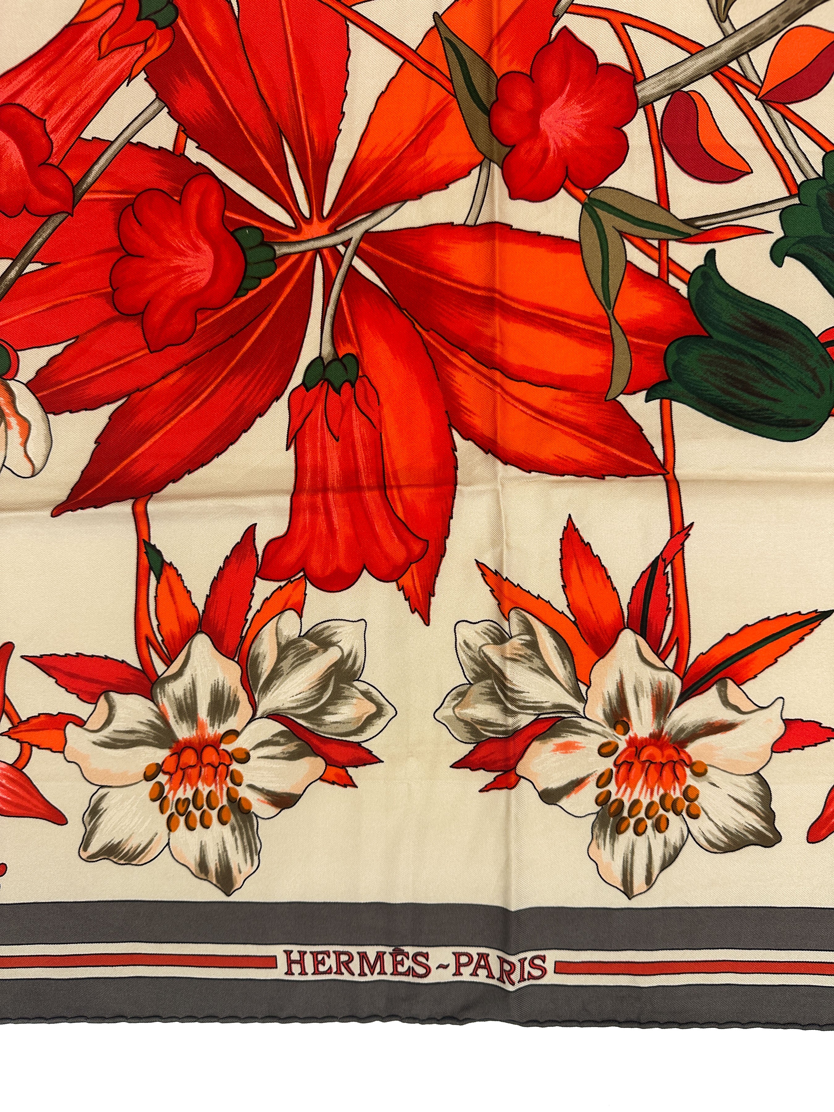 Hermès Fleurs d'Hellade 90