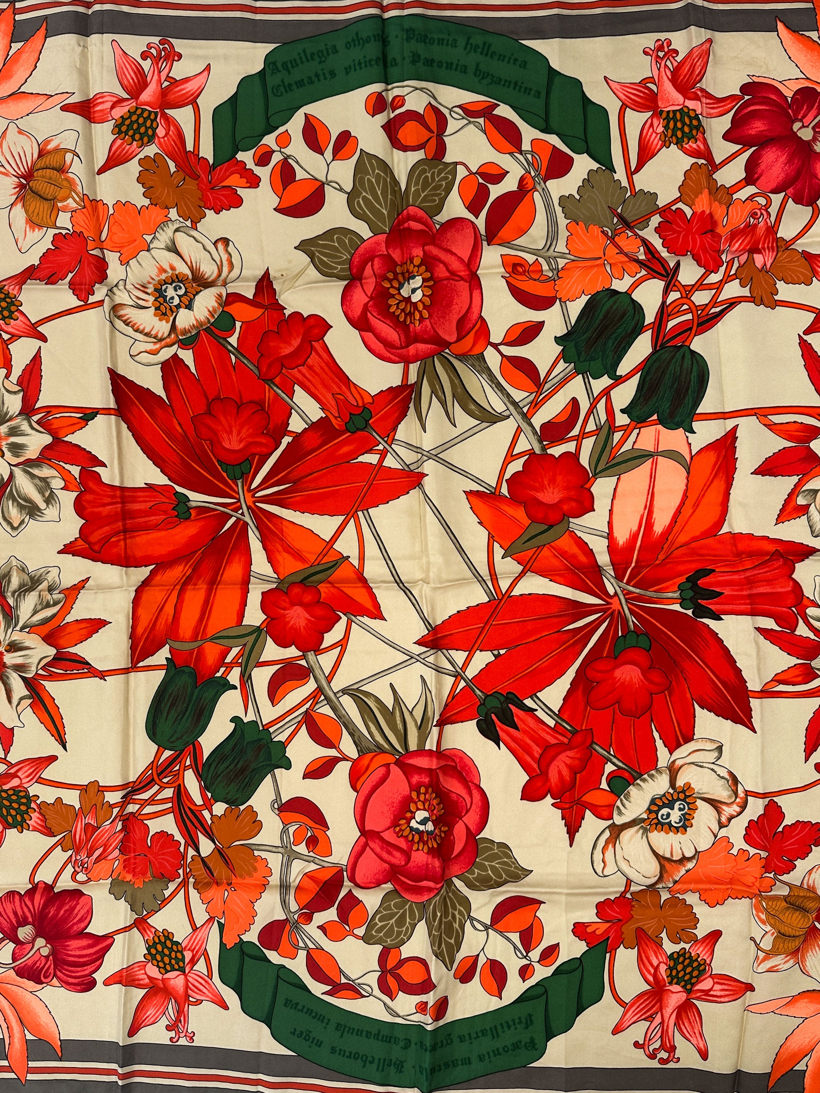 Hermès Fleurs d'Hellade 90