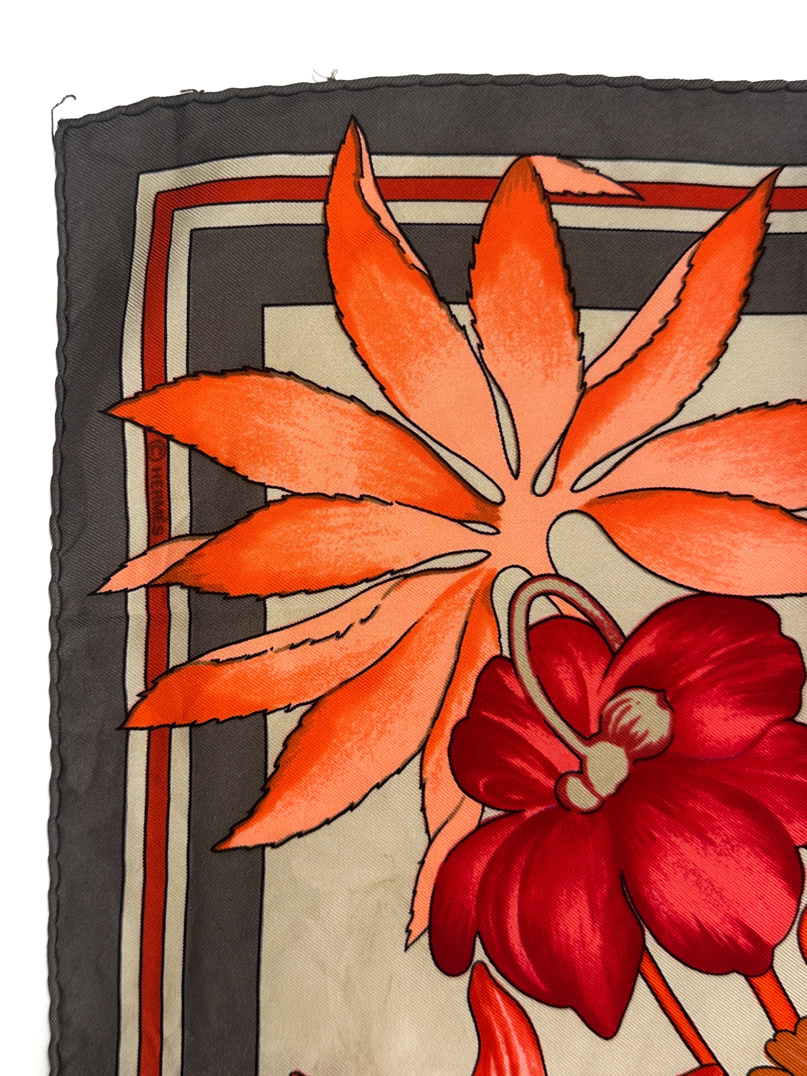 Hermès Fleurs d'Hellade 90