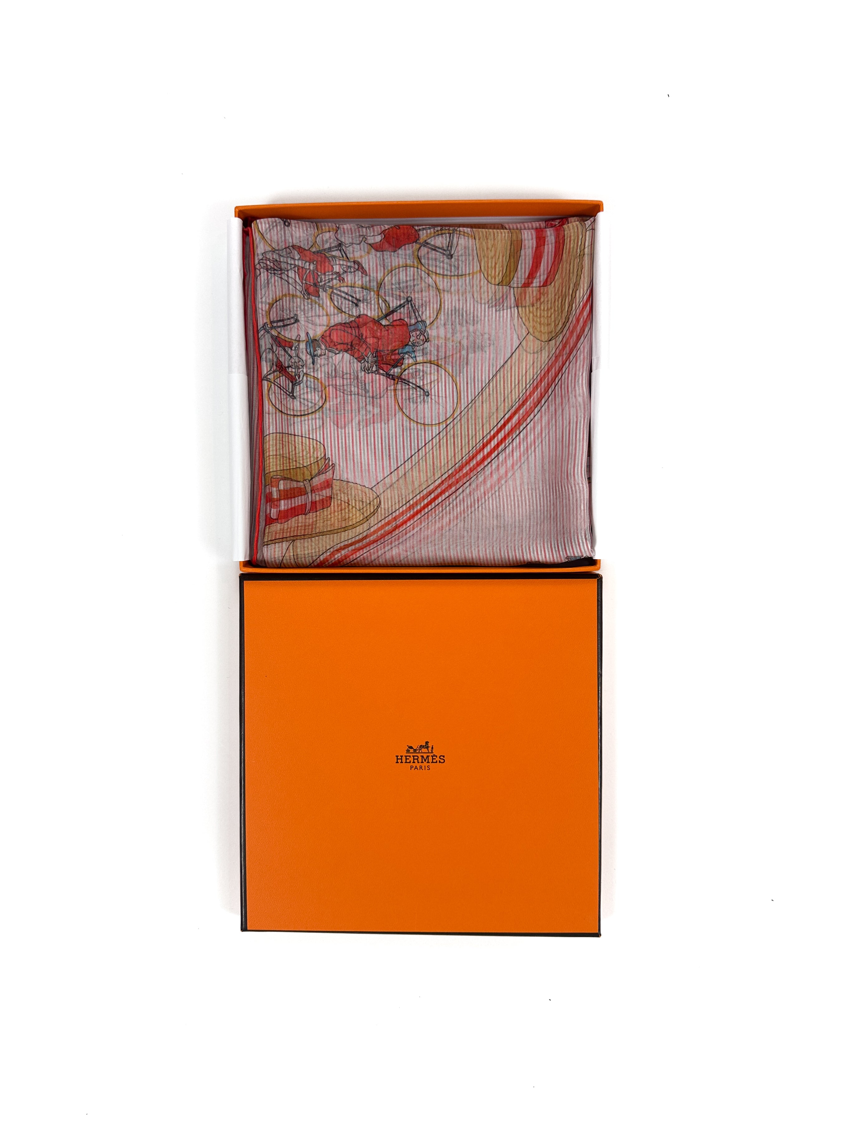 Hermès Les Bécanes Mousseline 70