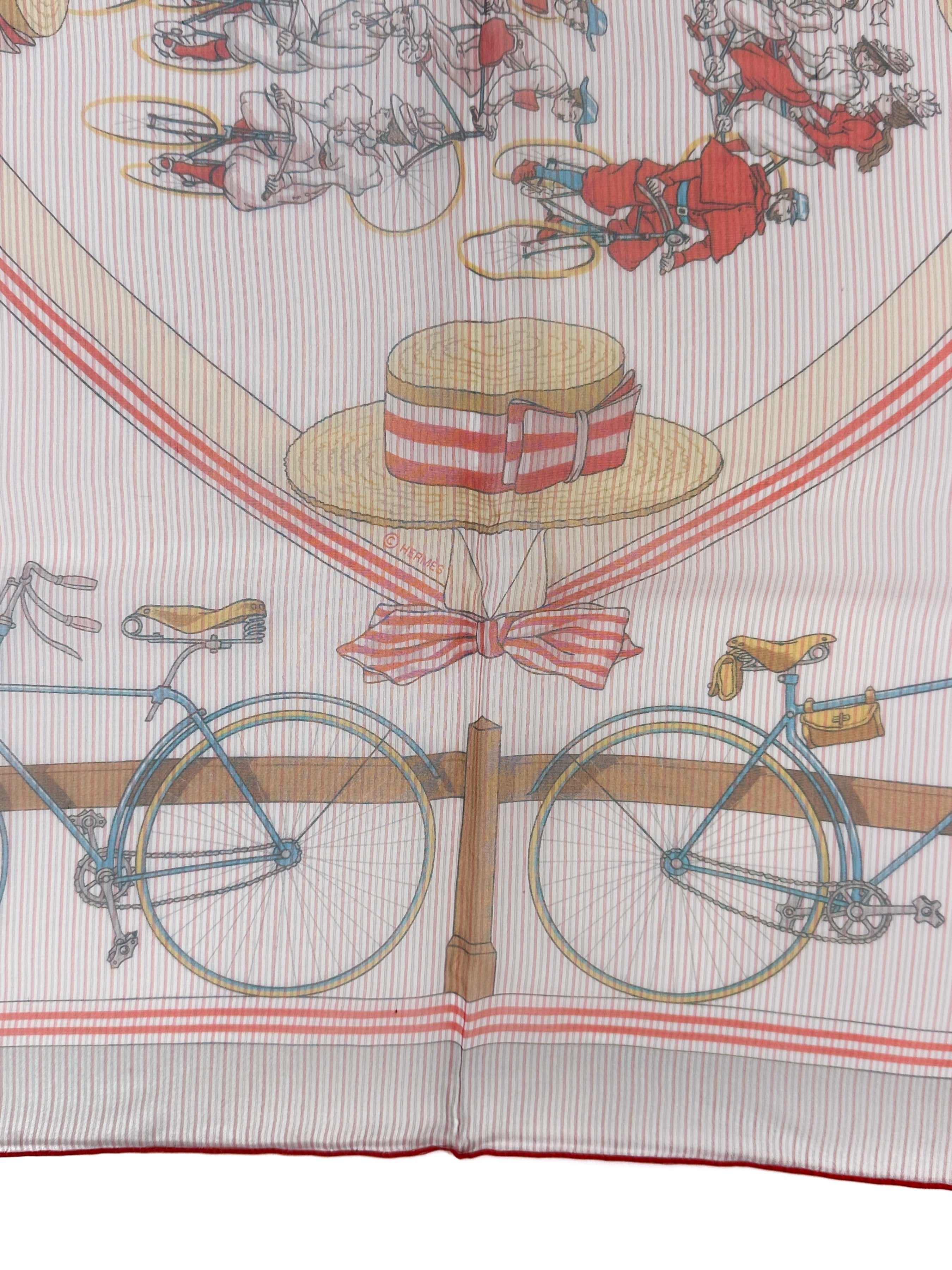 Hermès Les Bécanes Mousseline 70
