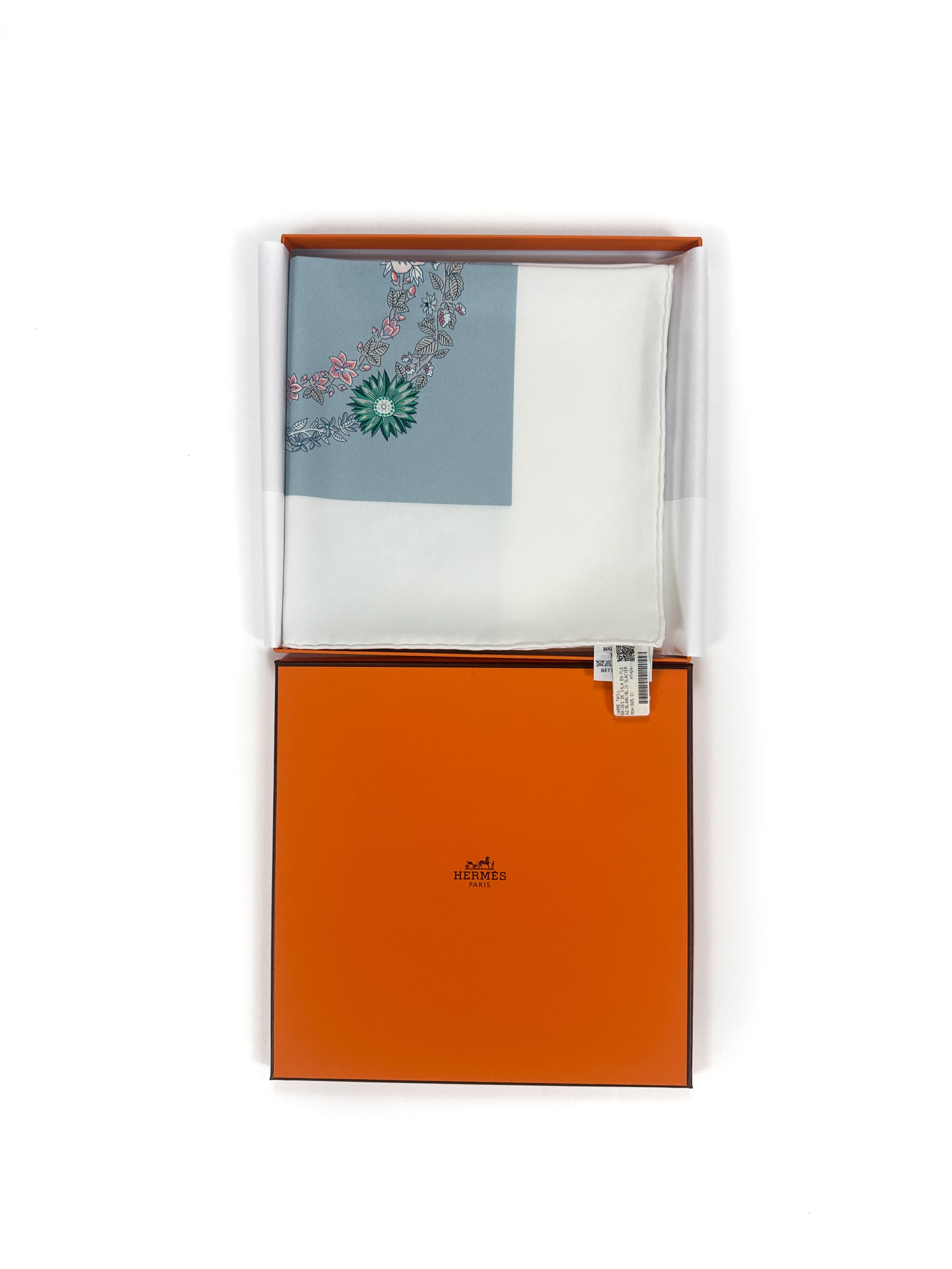 Hermès Brides de Gala en Fleurs 90