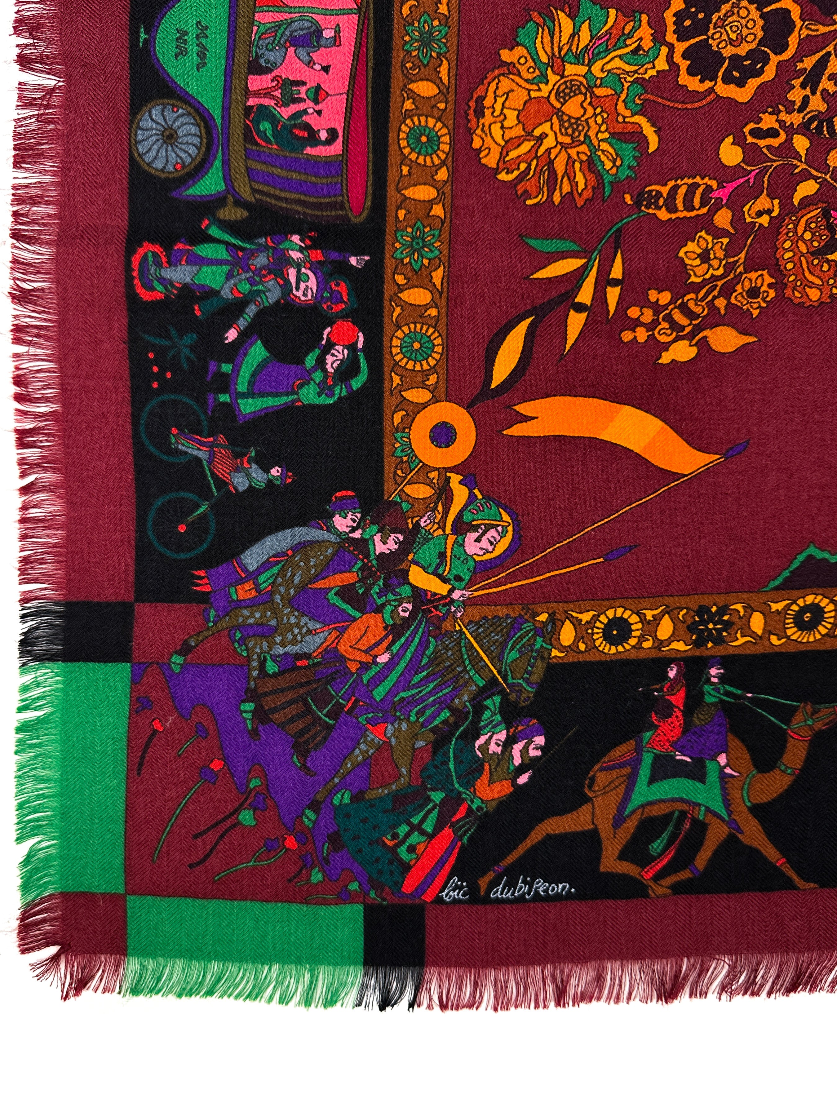 Hermès Fantaisies Indiennes Cashmere Silk 90