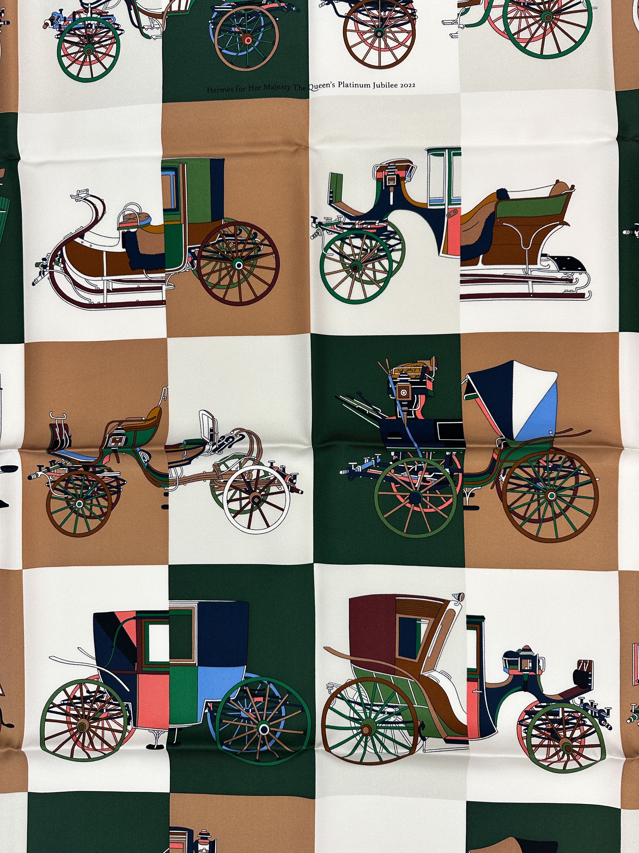 Hermès Special Edition 2022 The Queen's Platinum Jubilee Voitures Exquises 90