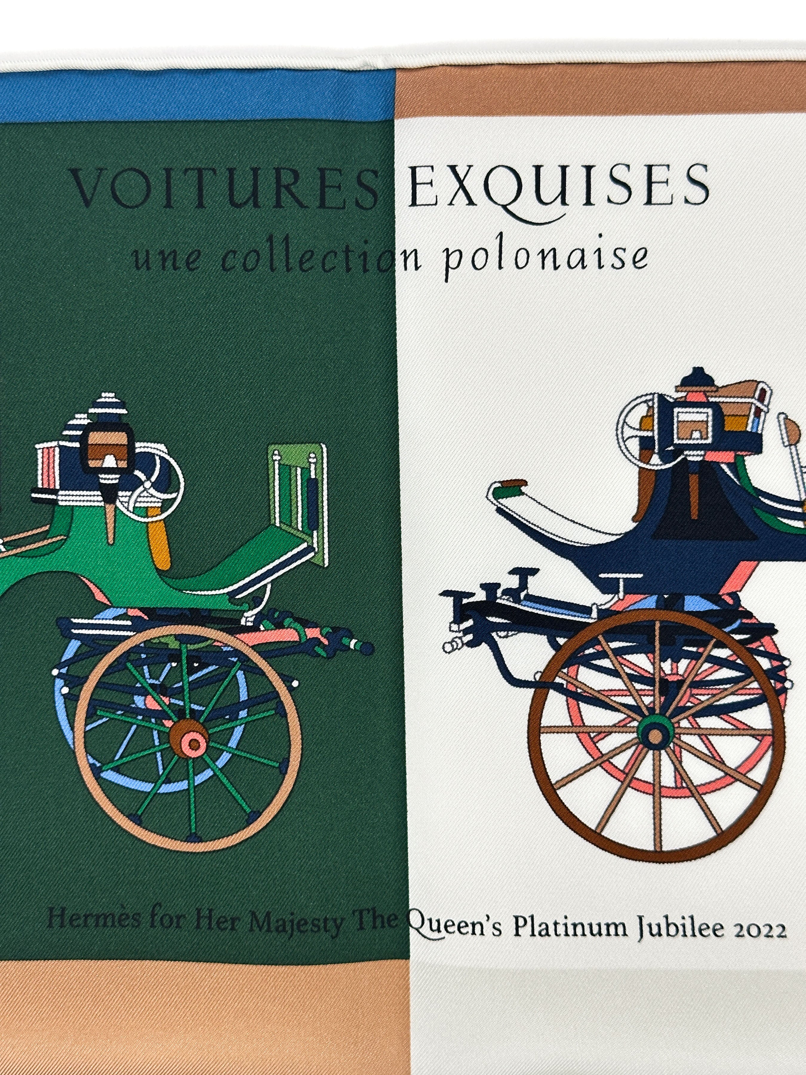 Hermès Special Edition 2022 The Queen's Platinum Jubilee Voitures Exquises 90