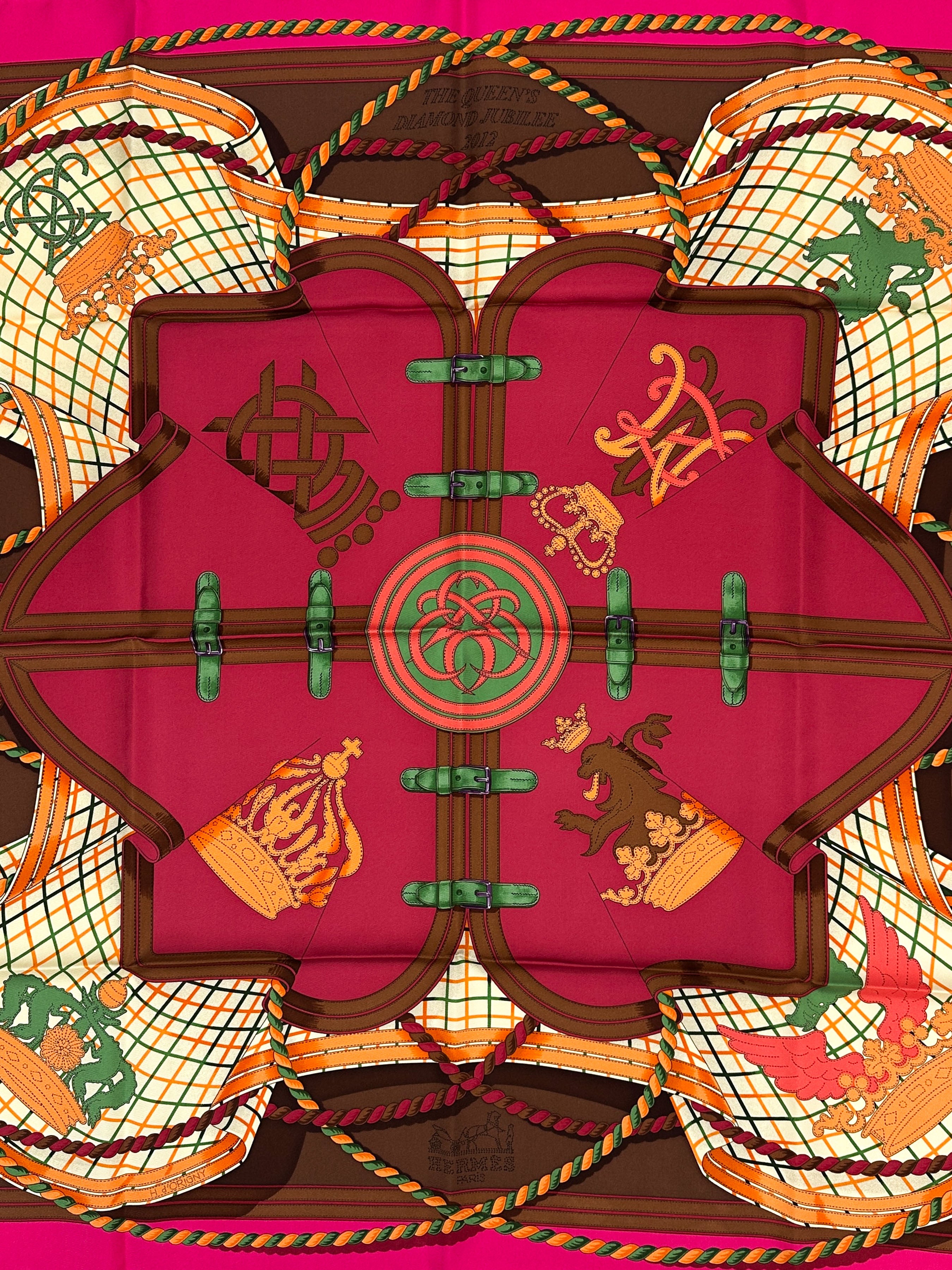 Hermès Special Edition 2012 The Queens Diamond Jubilee Grand Tenue 90