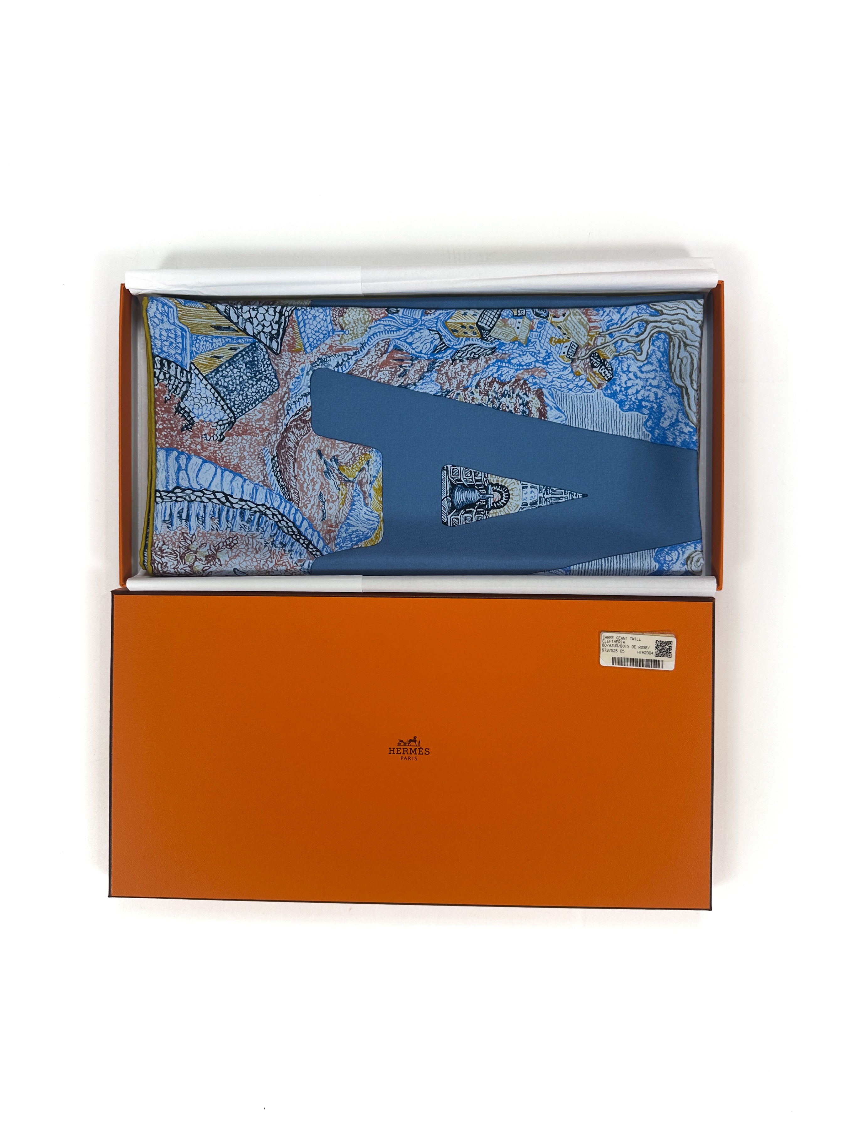 Hermès Eleftheria Silk 140