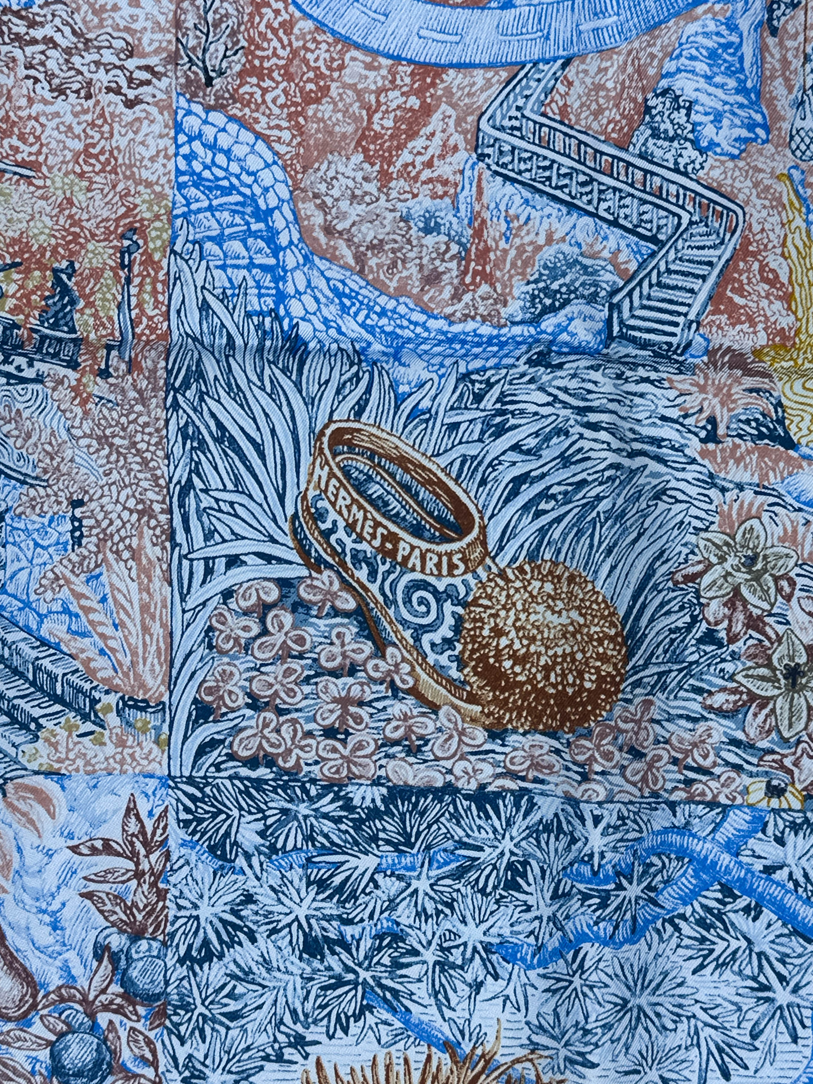 Hermès Eleftheria Silk 140