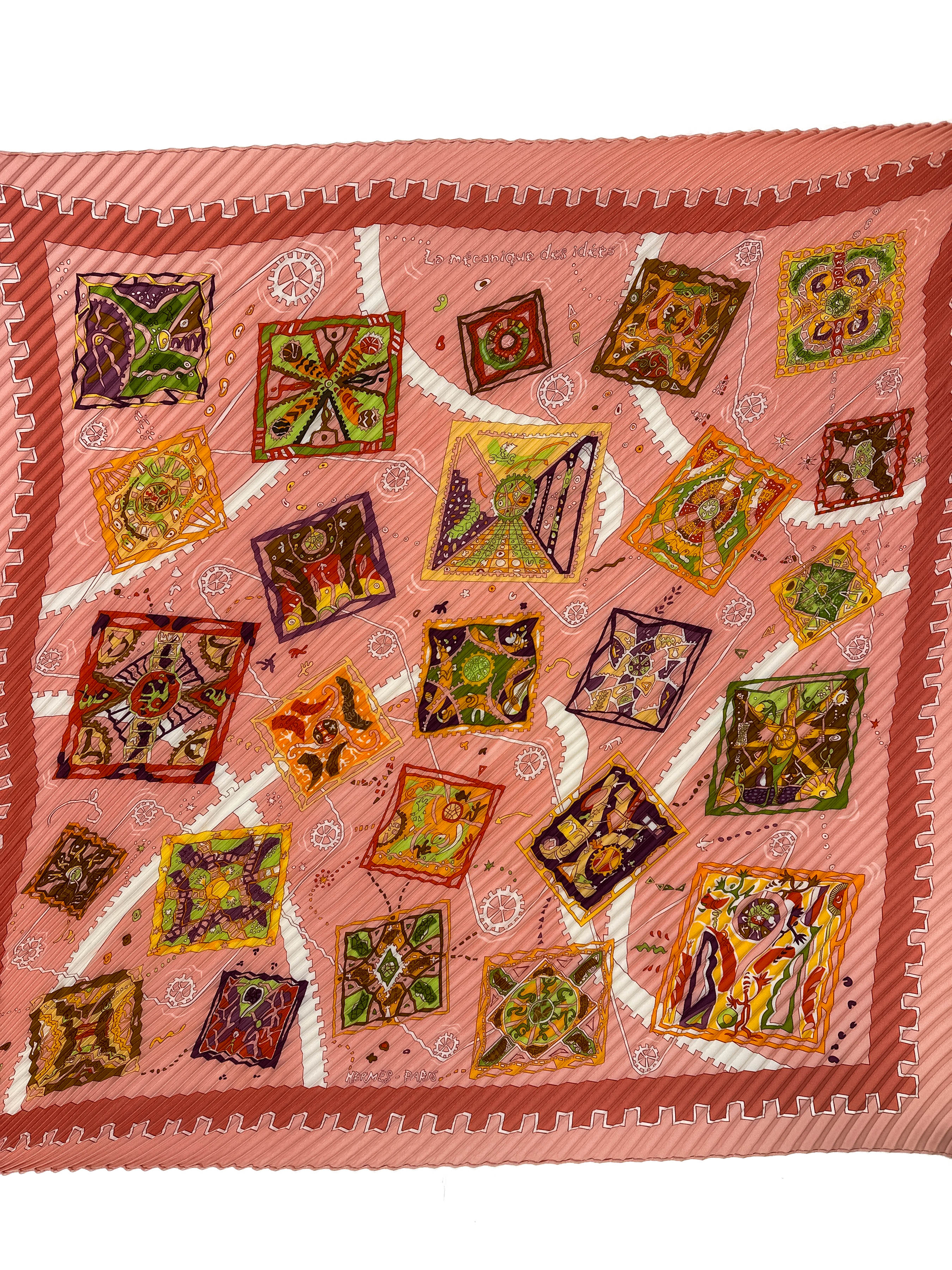 Hermès La Mécanique des Idées Plissé 90