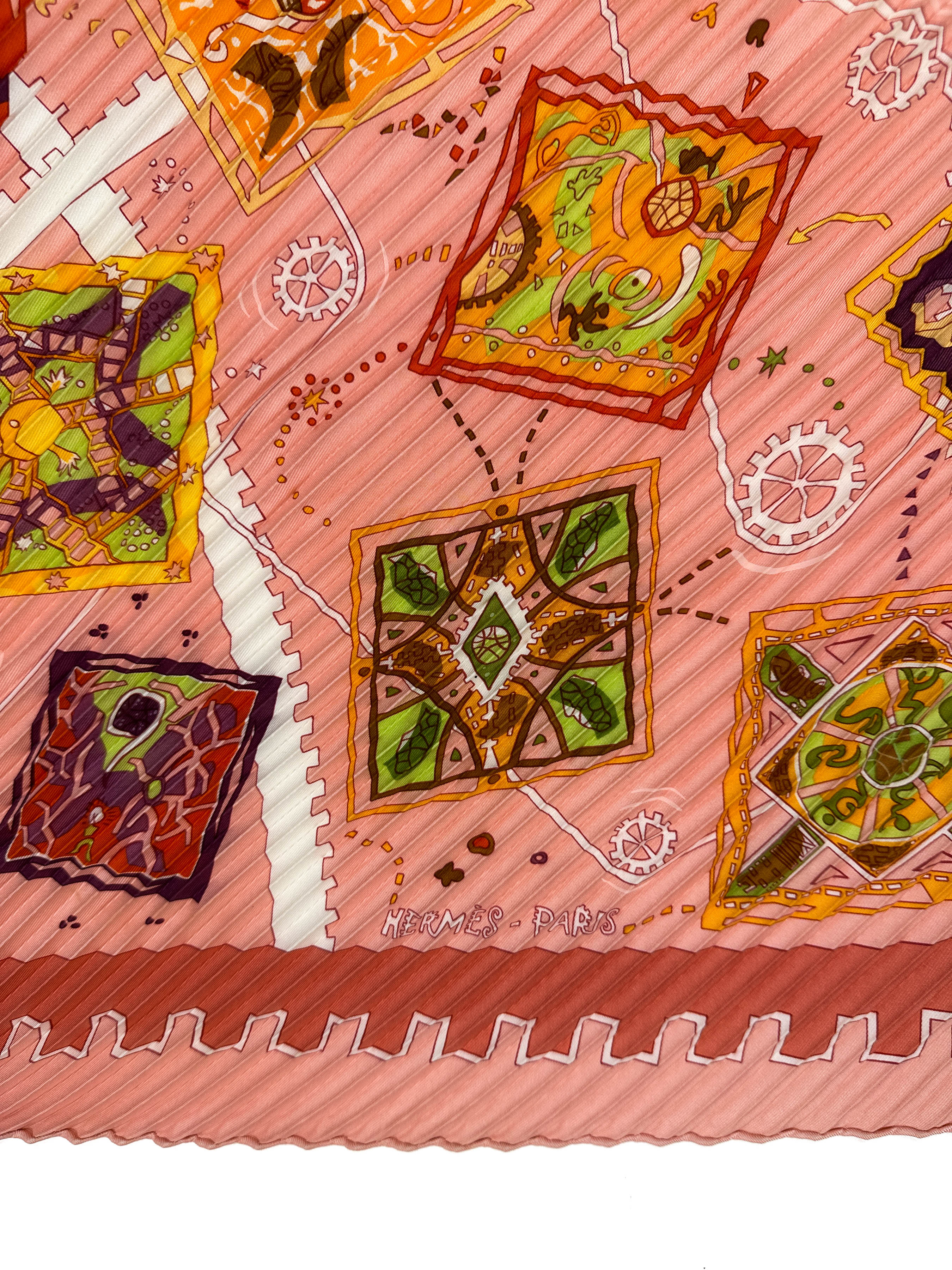 Hermès La Mécanique des Idées Plissé 90