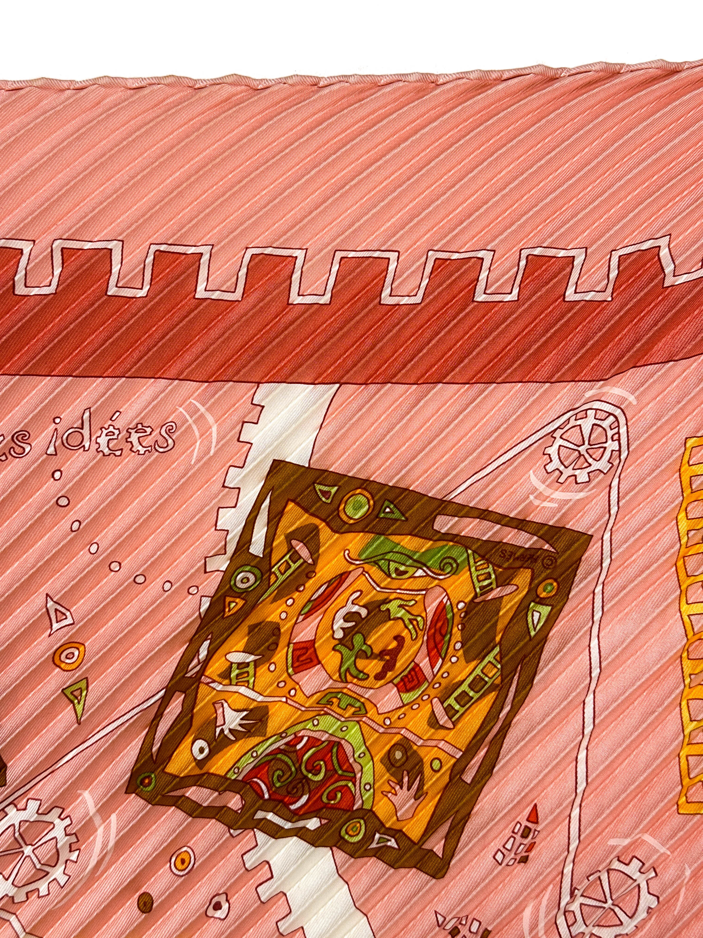 Hermès La Mécanique des Idées Plissé 90