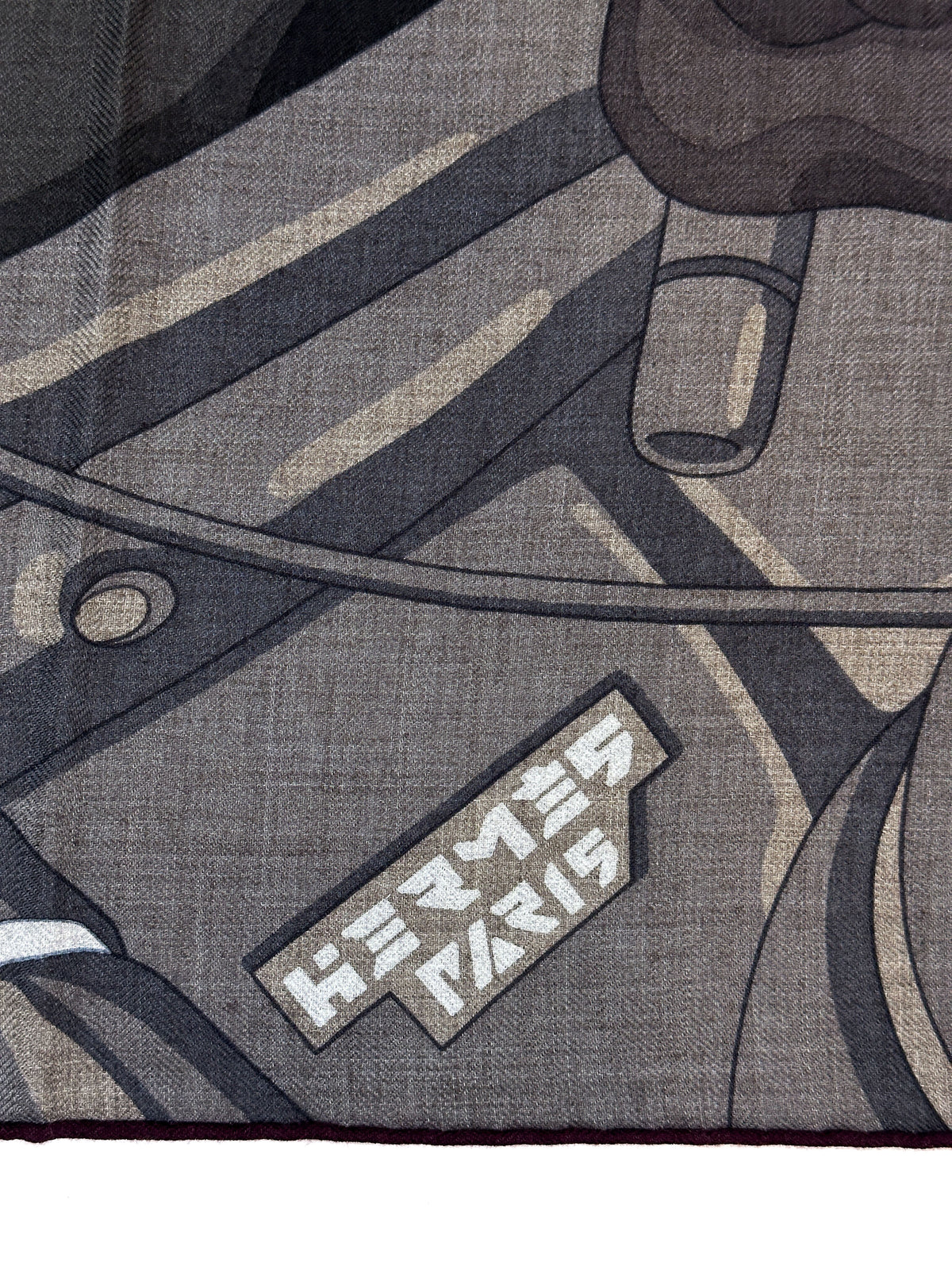 Hermès Horse Reality Cashmere Silk 100