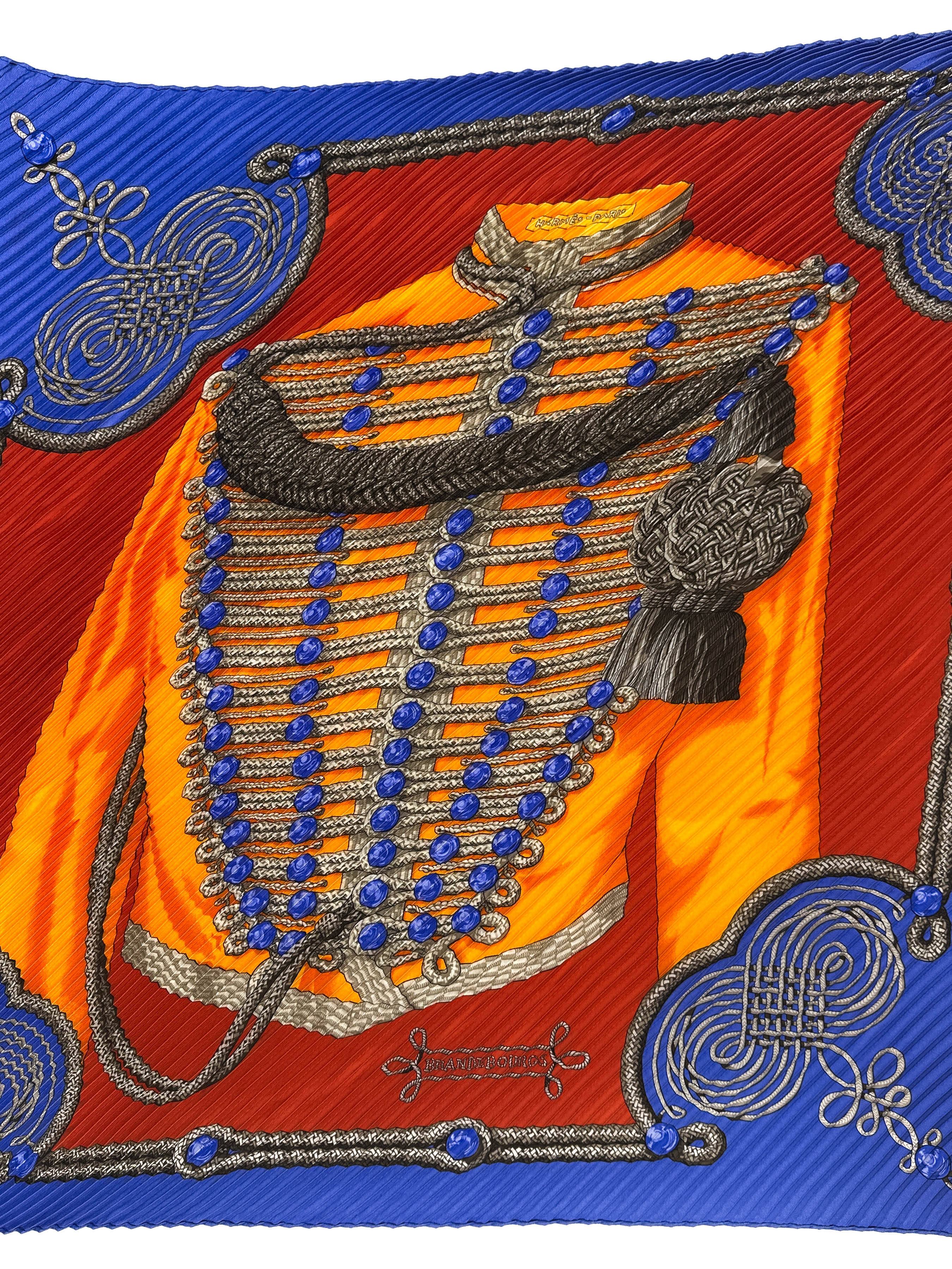 Hermès Brandebourgs Plissé 90