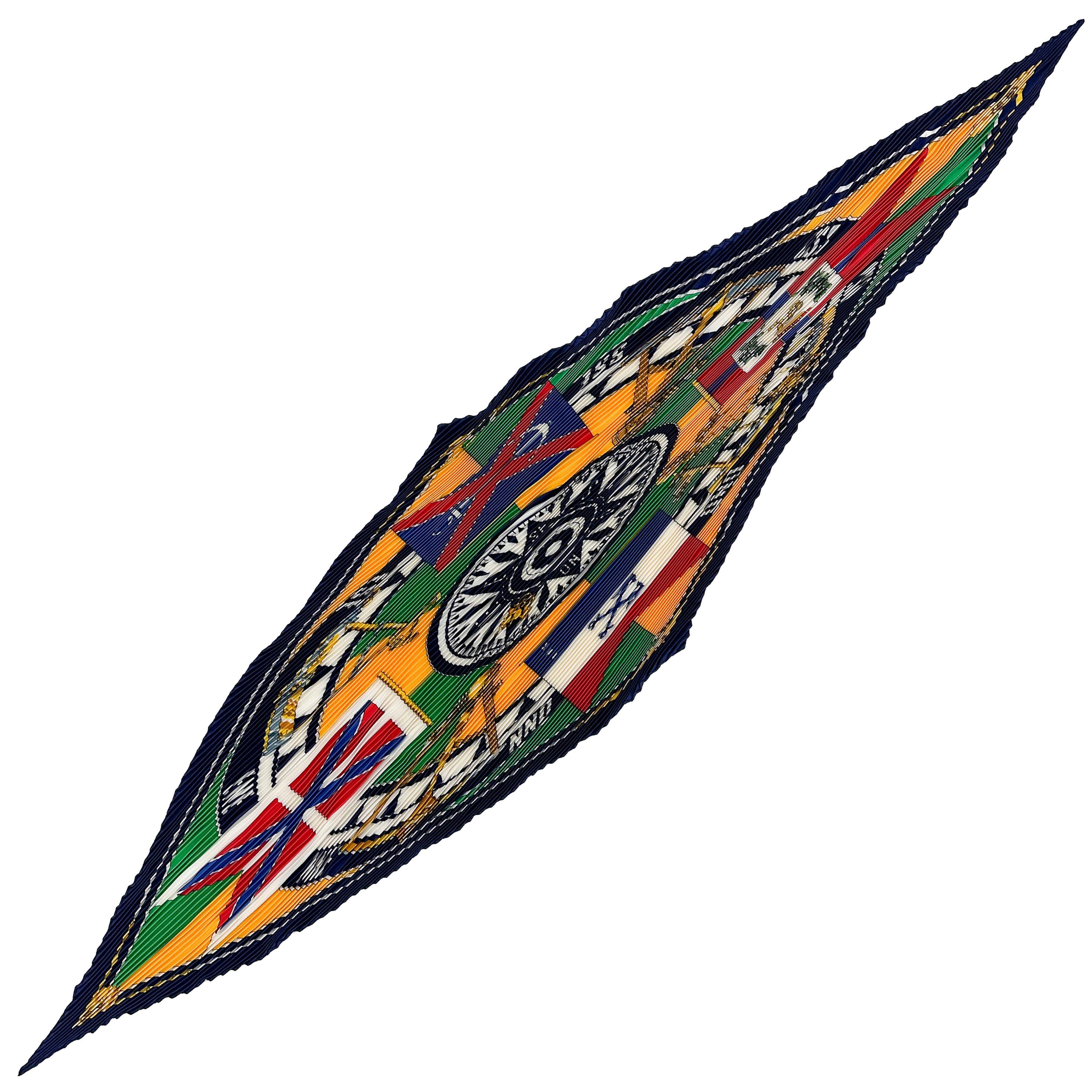 Hermès Sextants Plissé 90