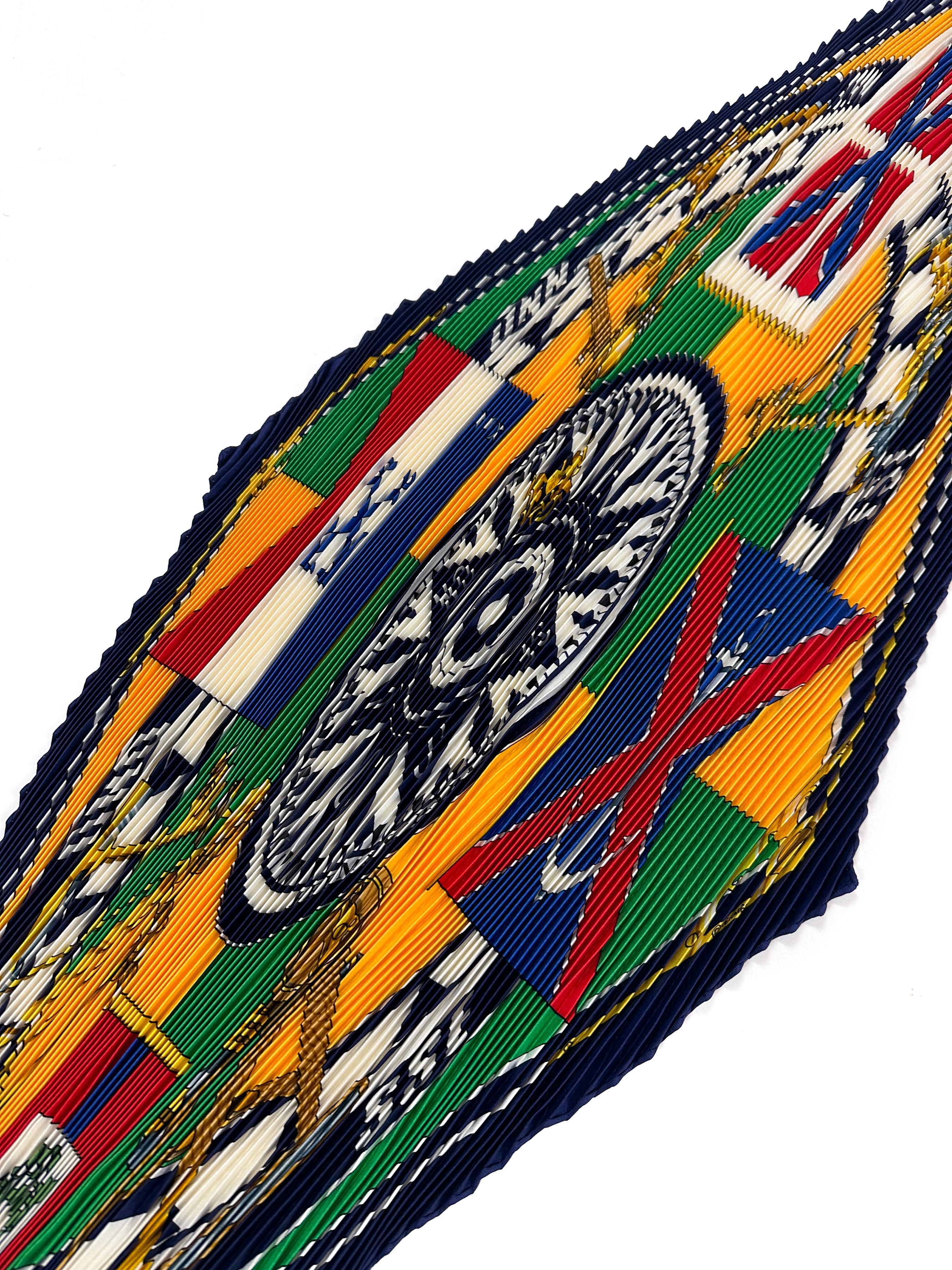 Hermès Sextants Plissé 90