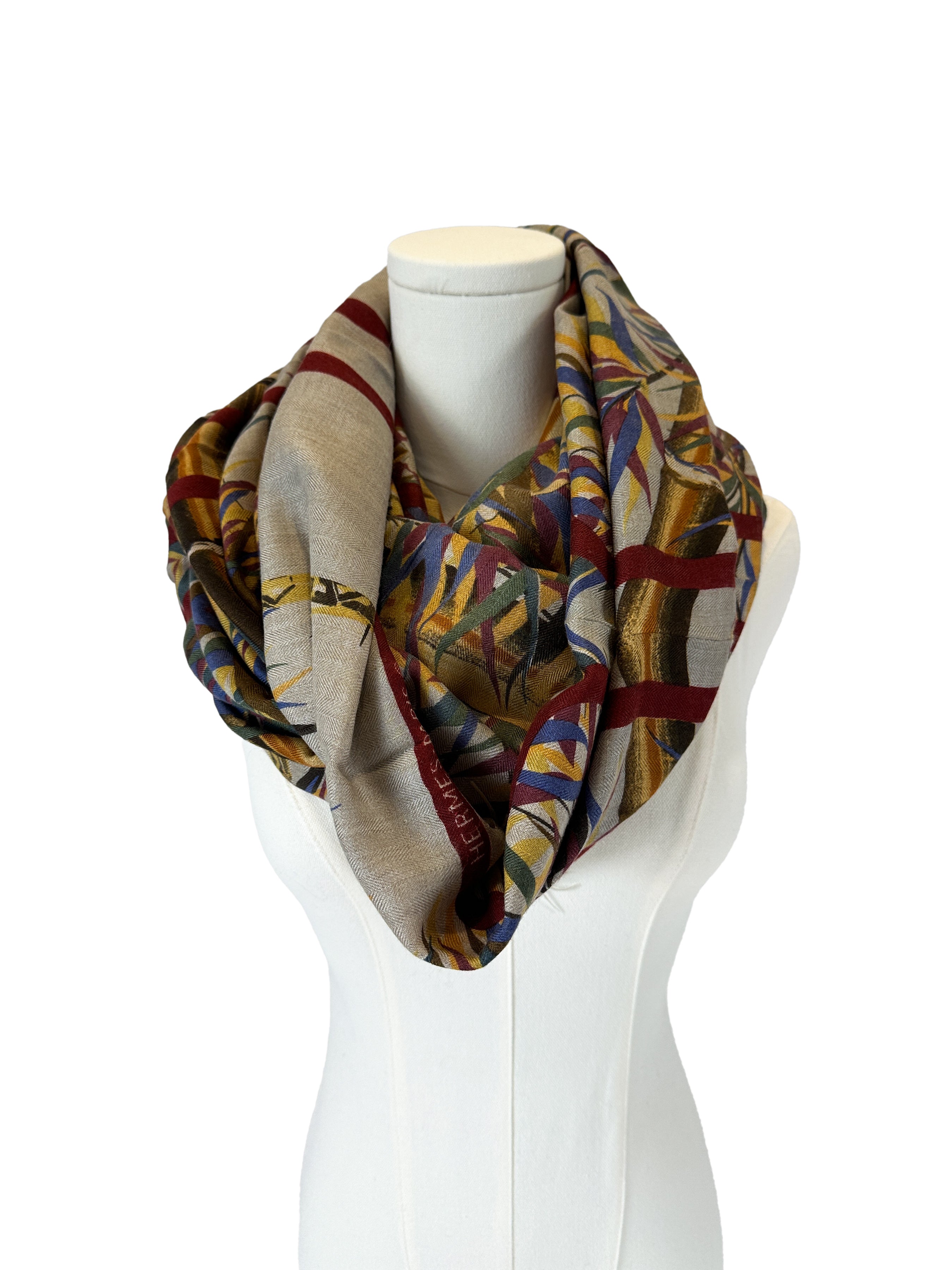 Hermès Bamboo Cashmere Silk Shawl