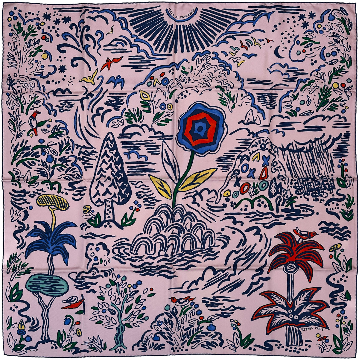 Hermès Isola di Primavera 90