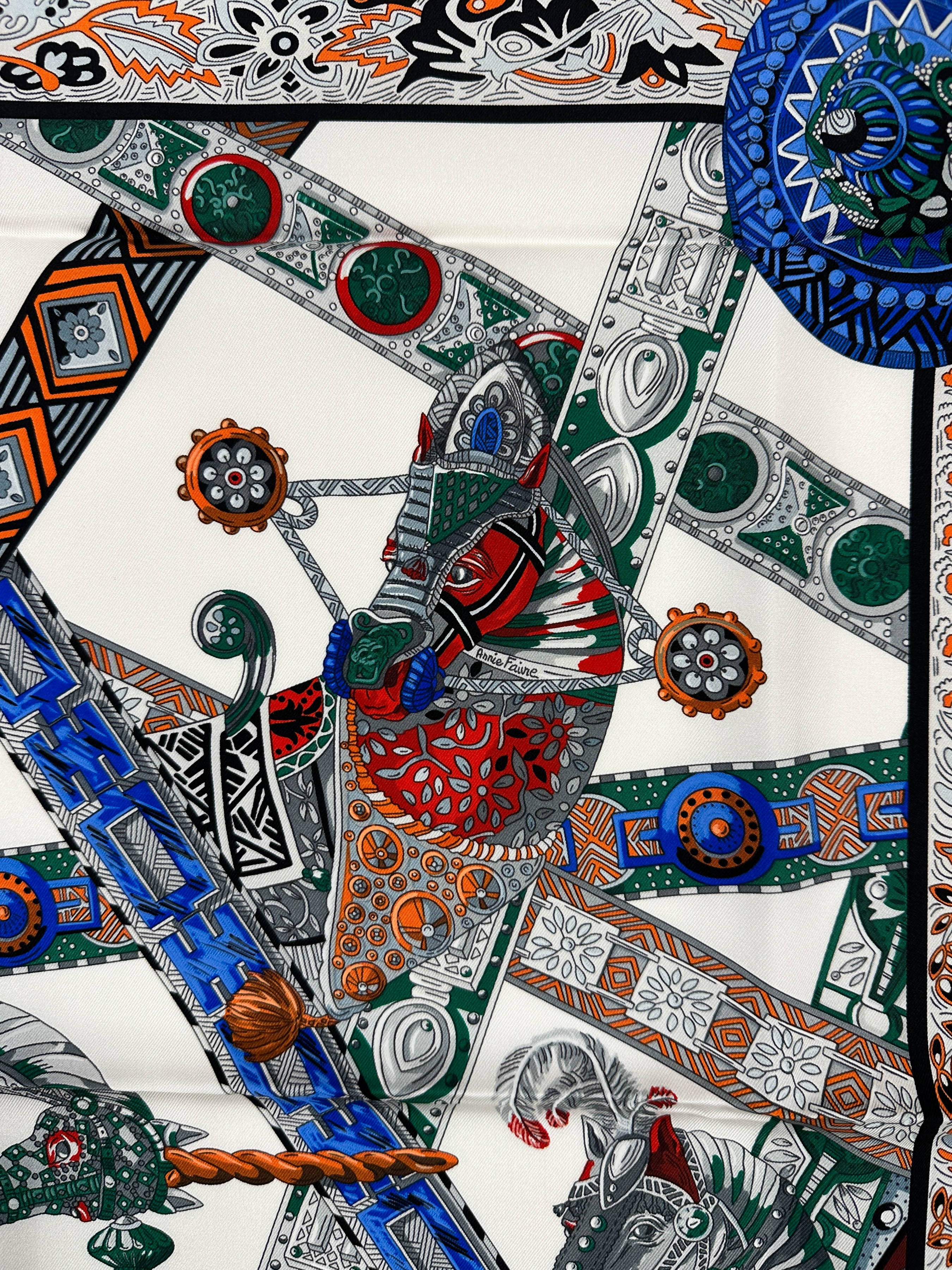 Hermès Le Songe de La Licorne 90