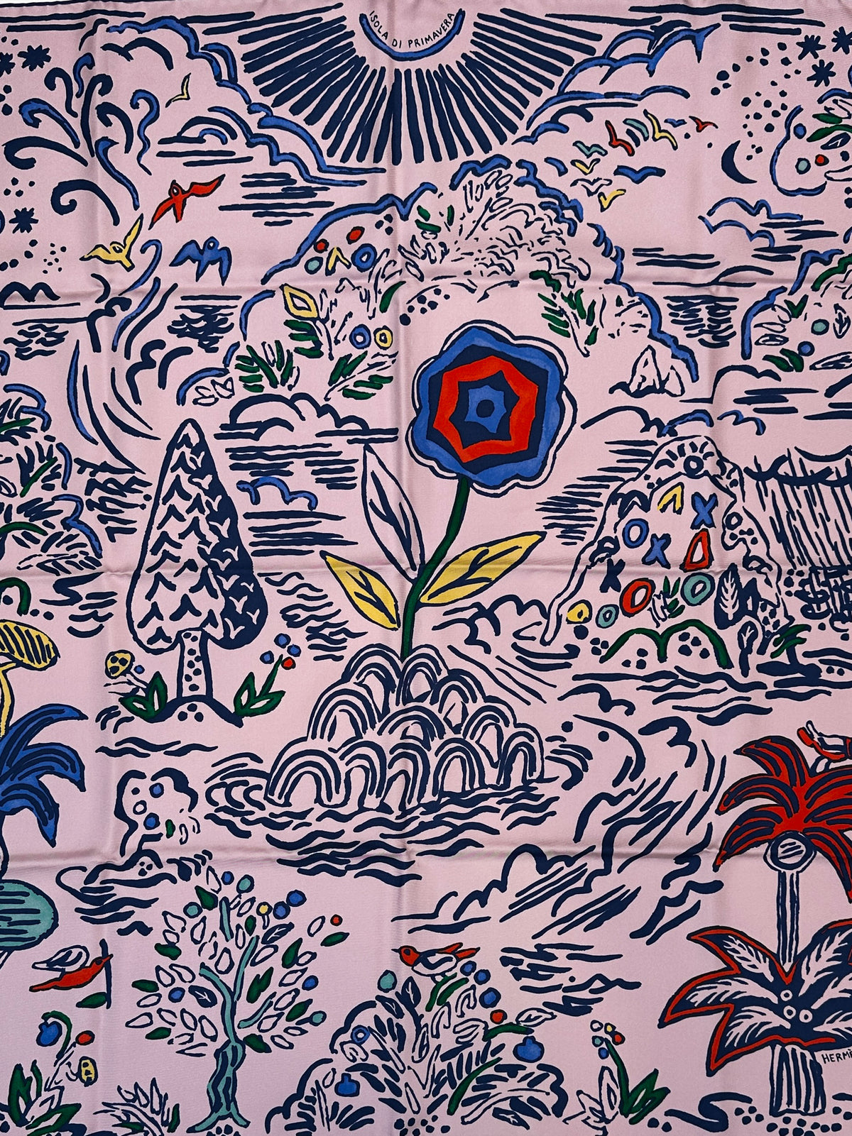 Hermès Isola di Primavera 90