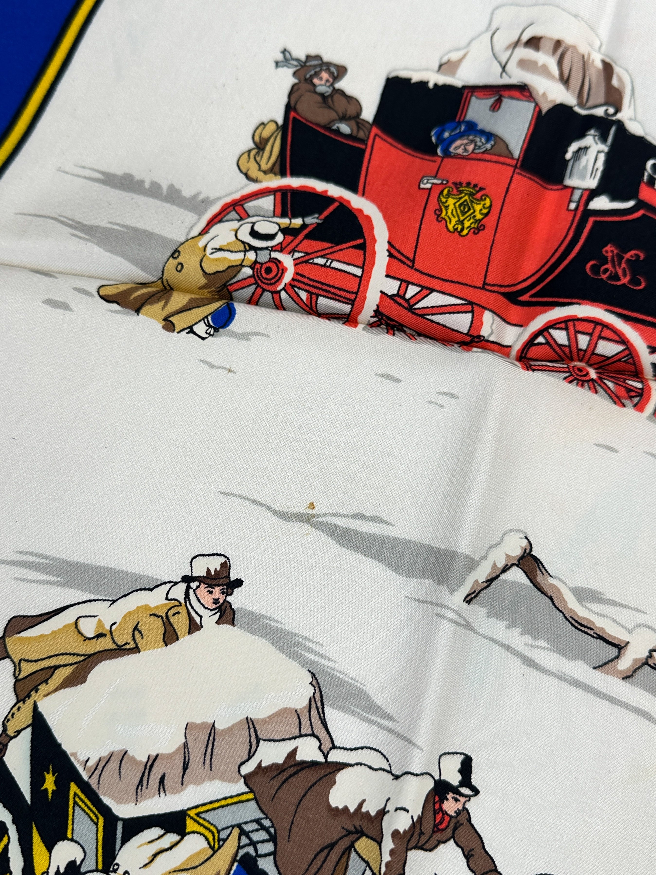 Hermès Diligences Par Temps de Neige 90 C.1967