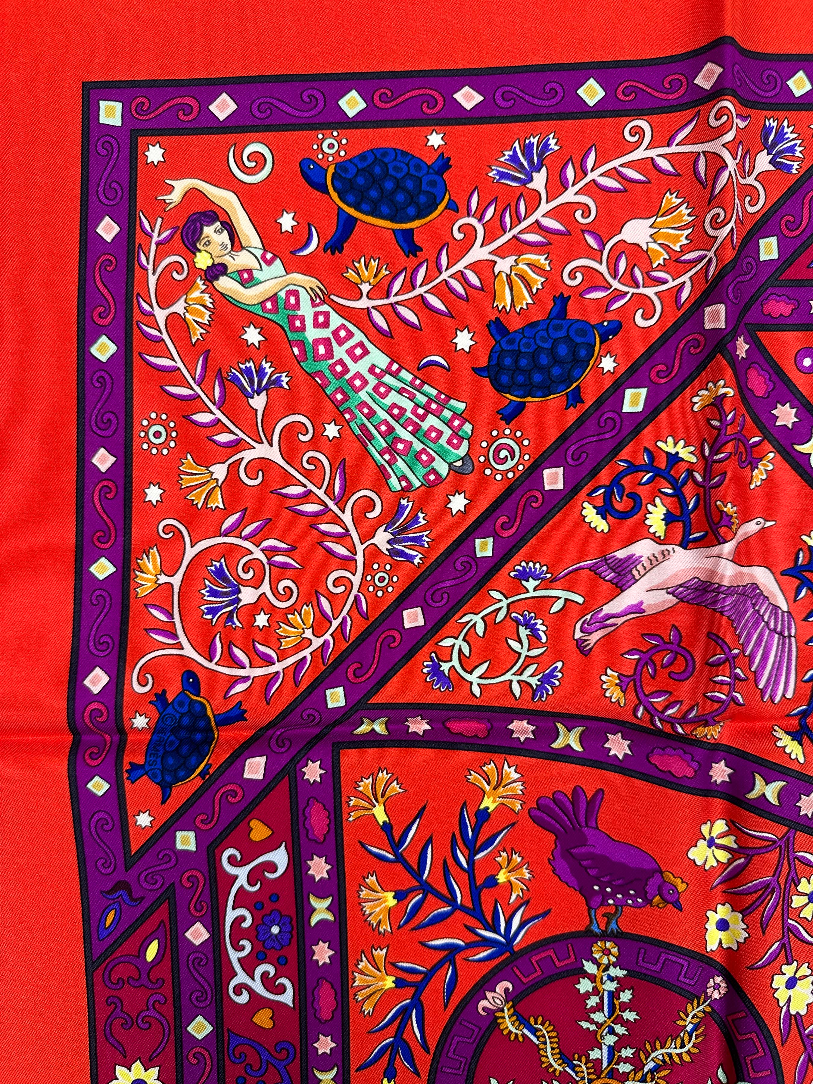 Hermès Peuple Du Vent 90