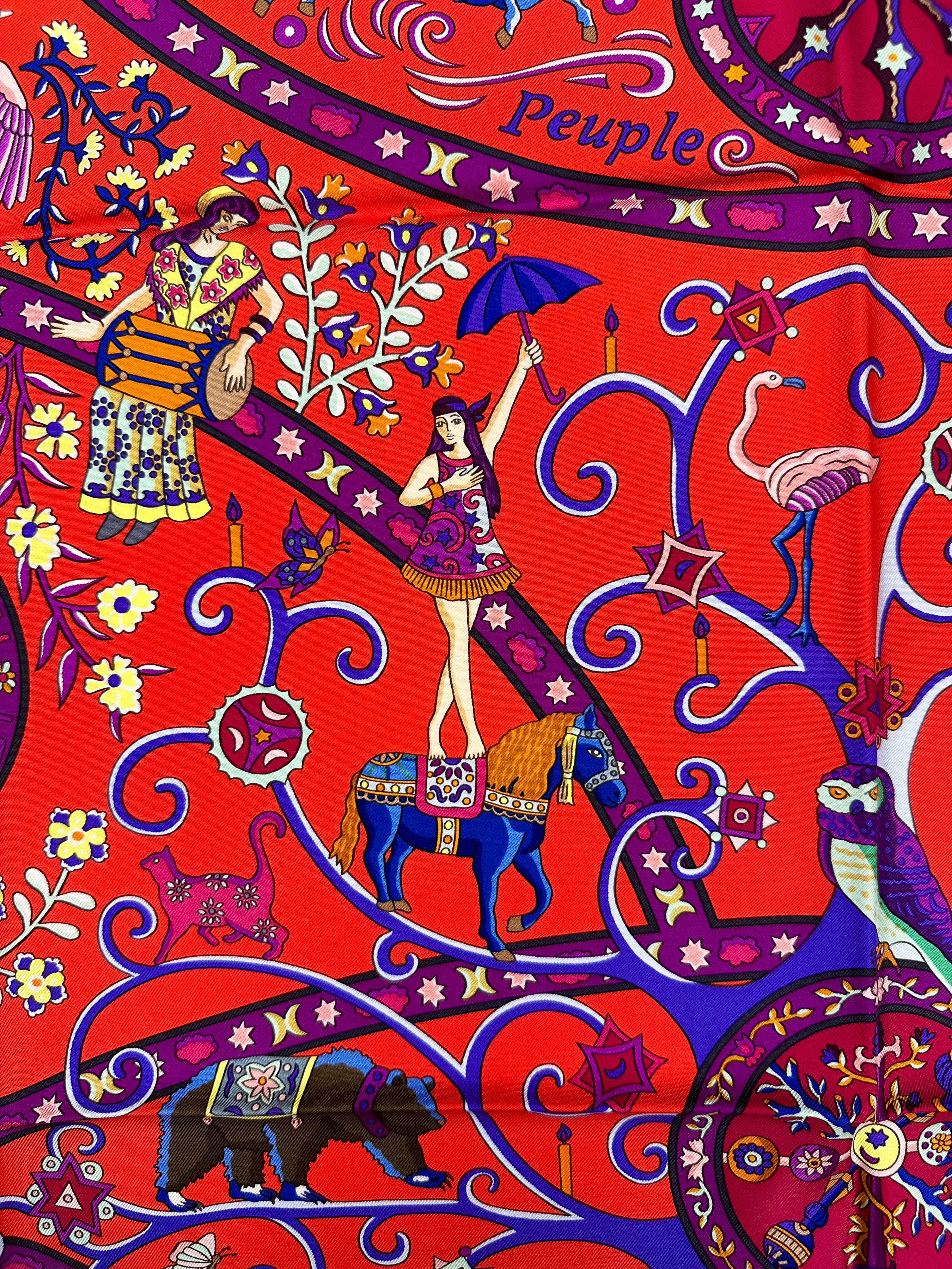 Hermès Peuple Du Vent 90