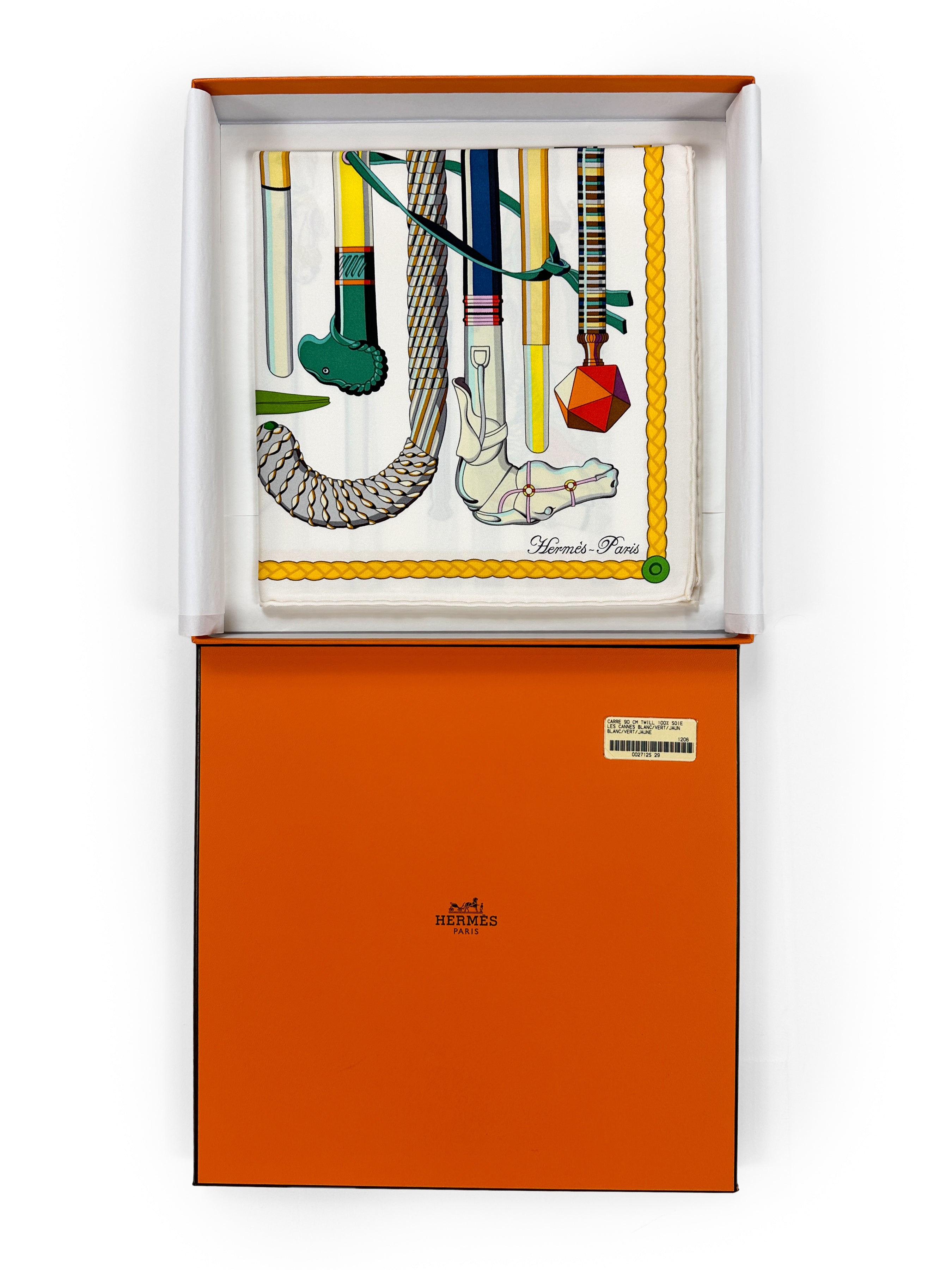 Hermès Les Cannes 90