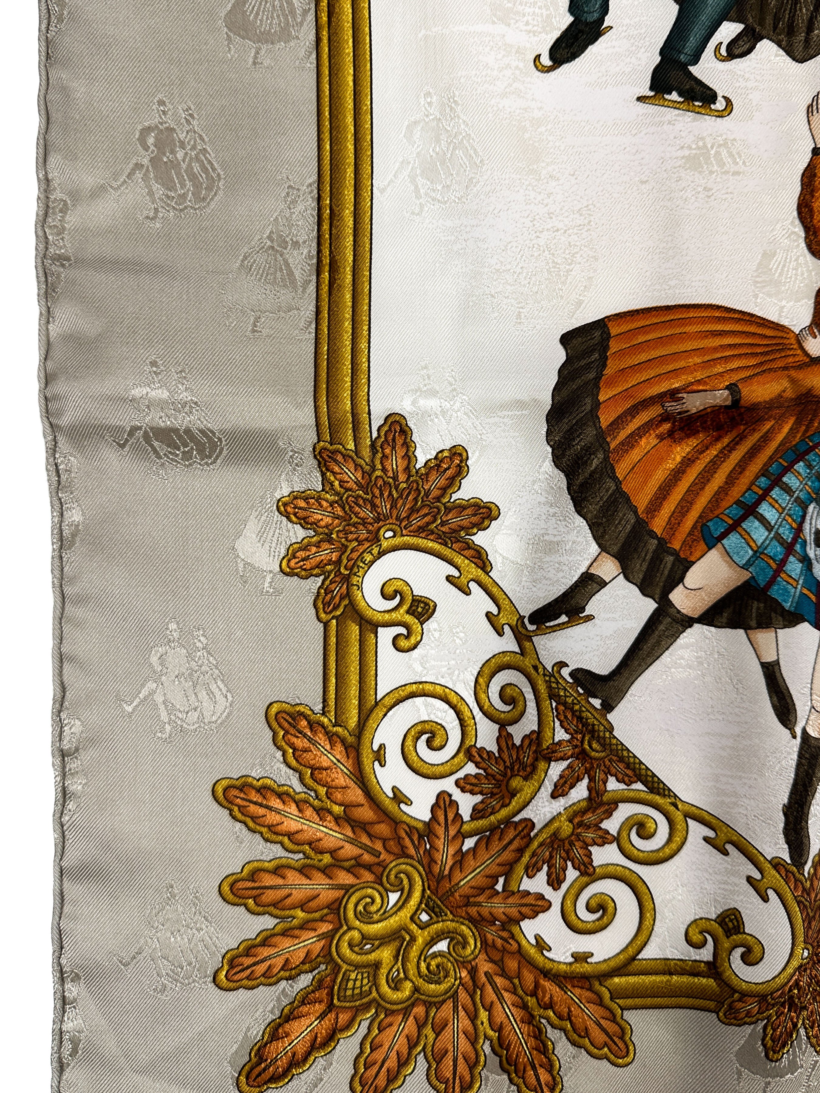 Hermès Joies d'Hiver Jacquard 90