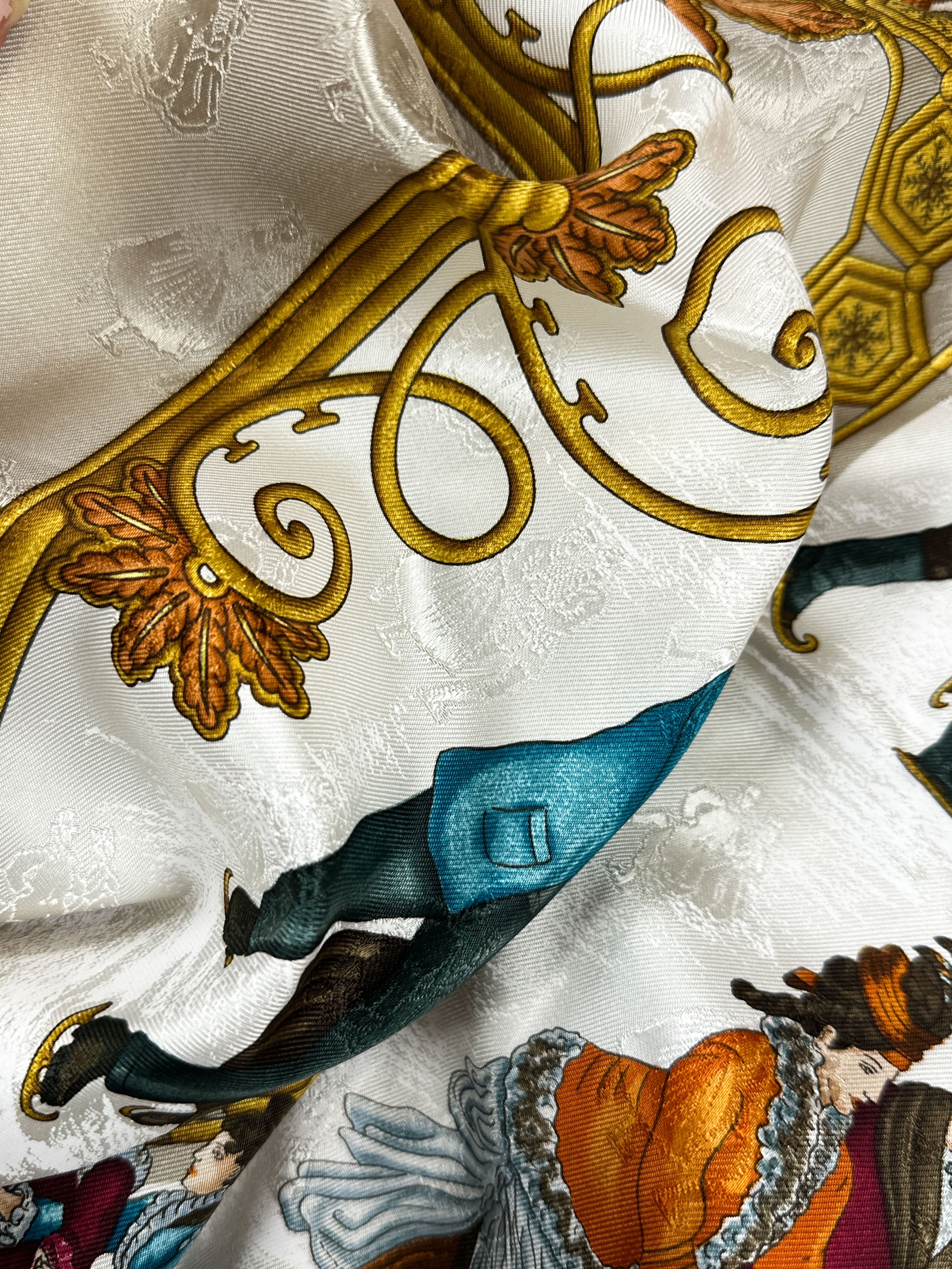 Hermès Joies d'Hiver Jacquard 90